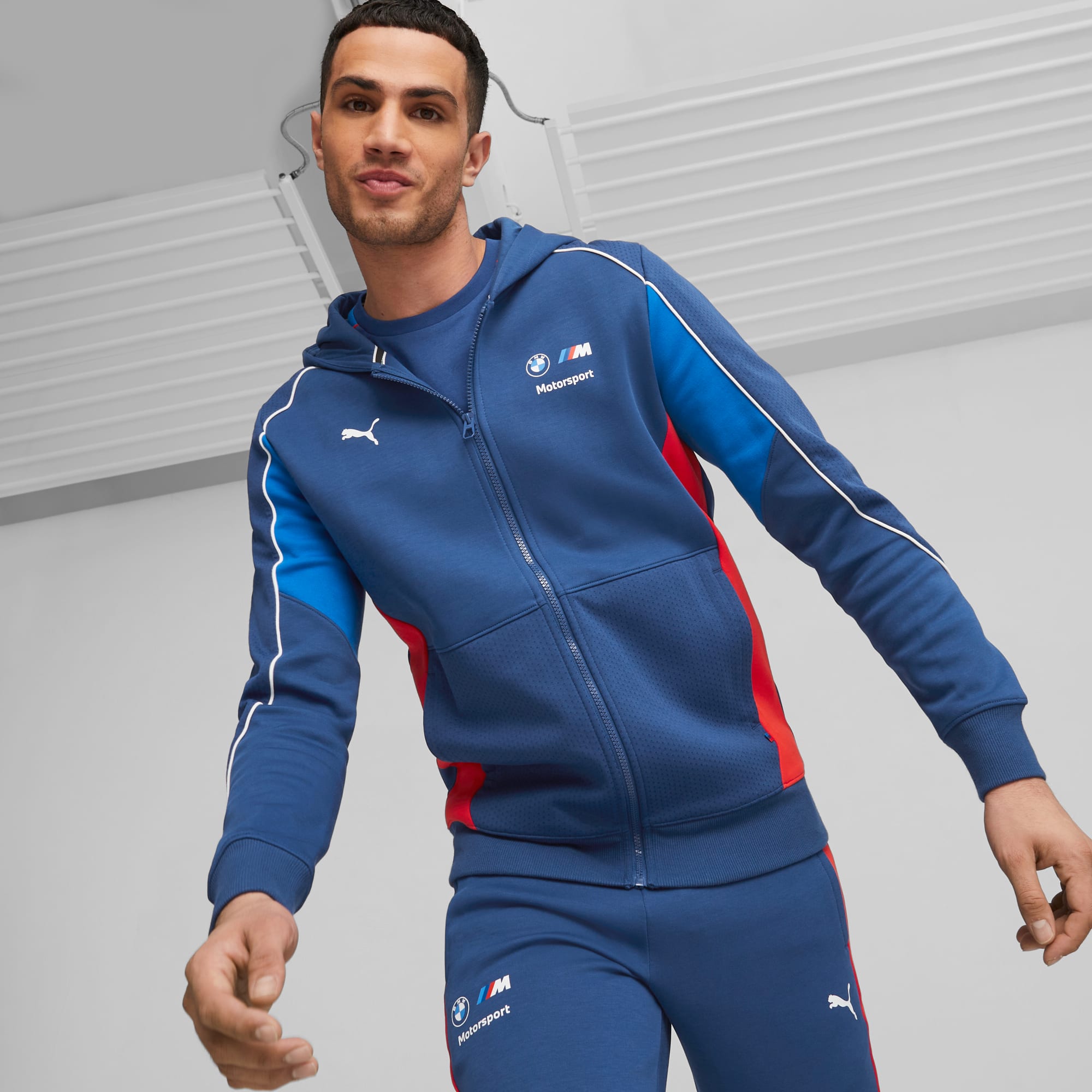 BMW M Motorsport Men s Hooded Sweat Jacket Puma Mile Rider