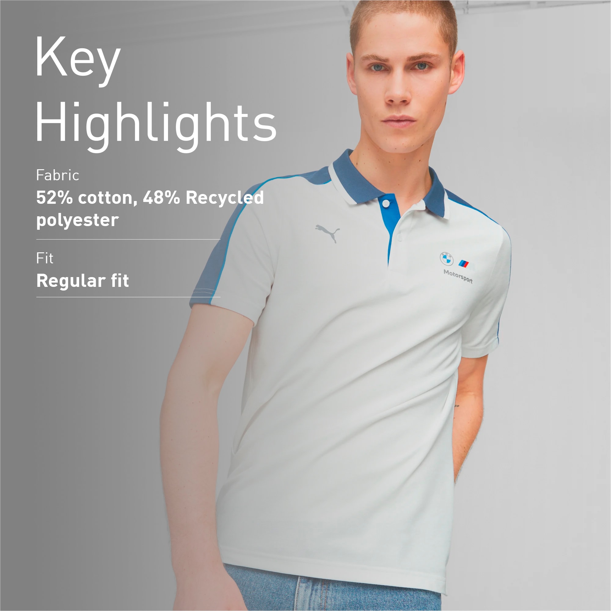BMW M Motorsport Men s Polo T shirt PUMA