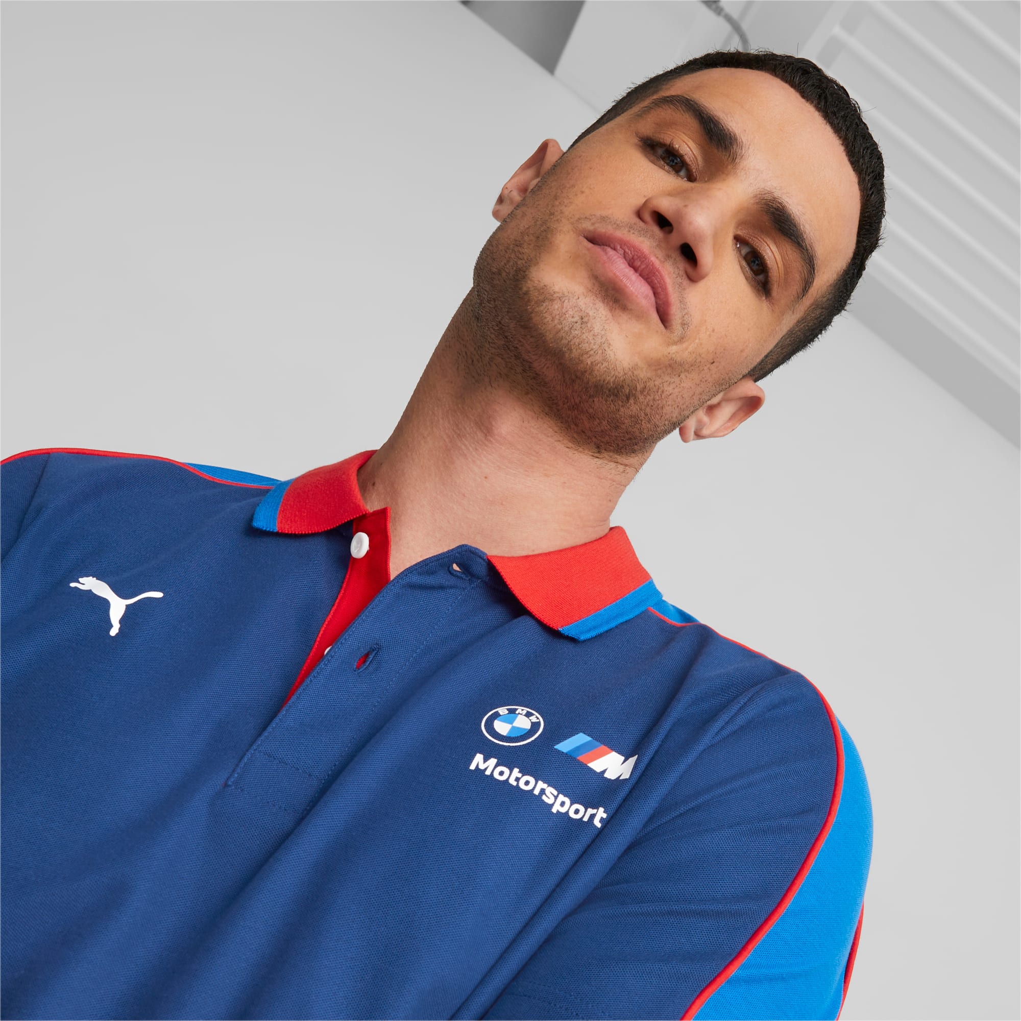 BMW M Motorsport Polo Men Pro Blue M Color PUMA Shop All Puma