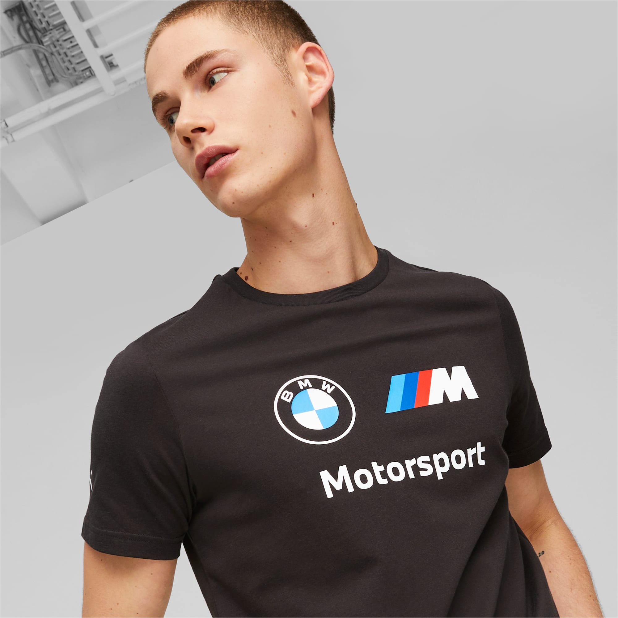 PUMA BMW Motorsport T-Shirt d'équipe Homme - Gris Anthracite - Taille: XS :  : Auto et Moto