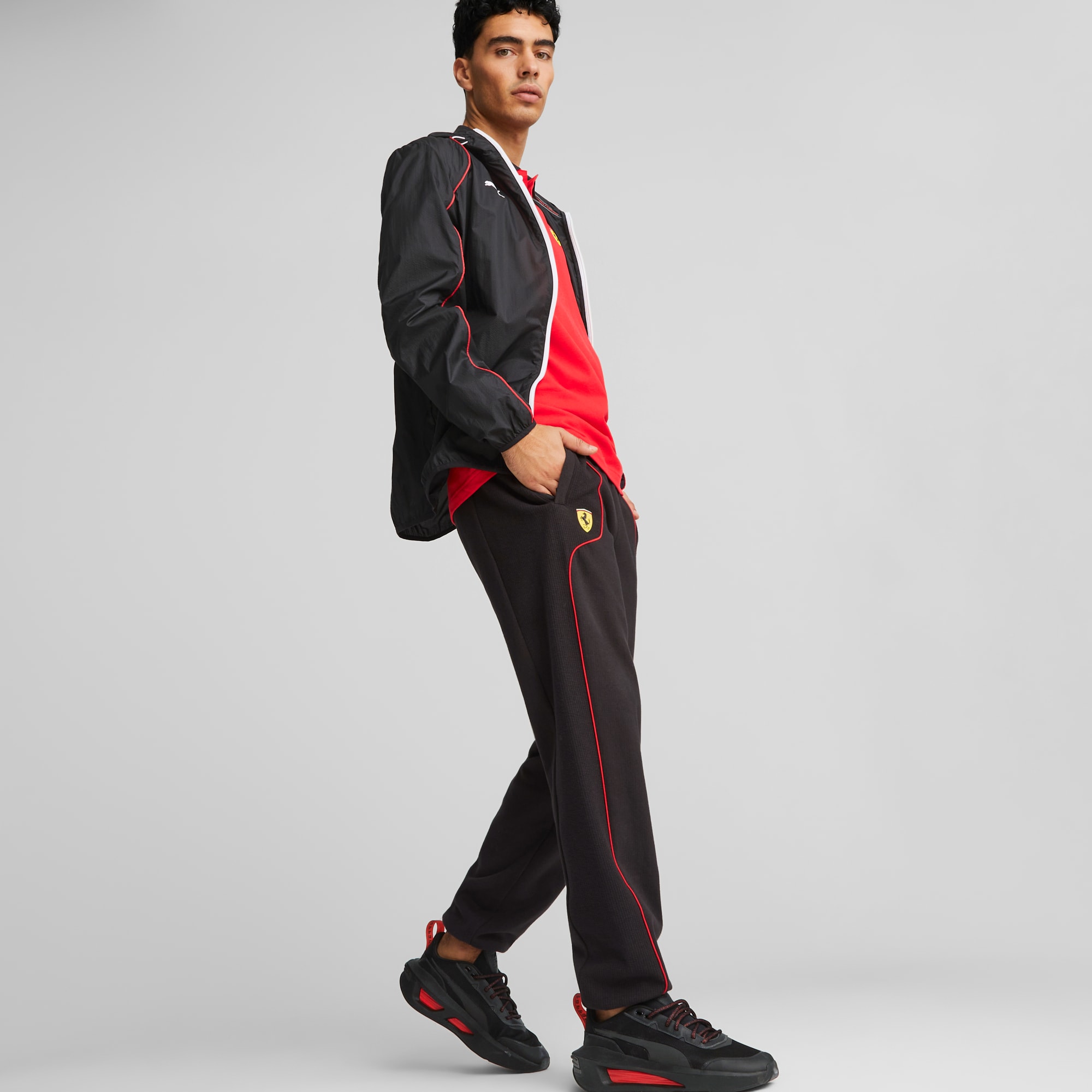 Ferrari Jogger pants in scuba fabric Man