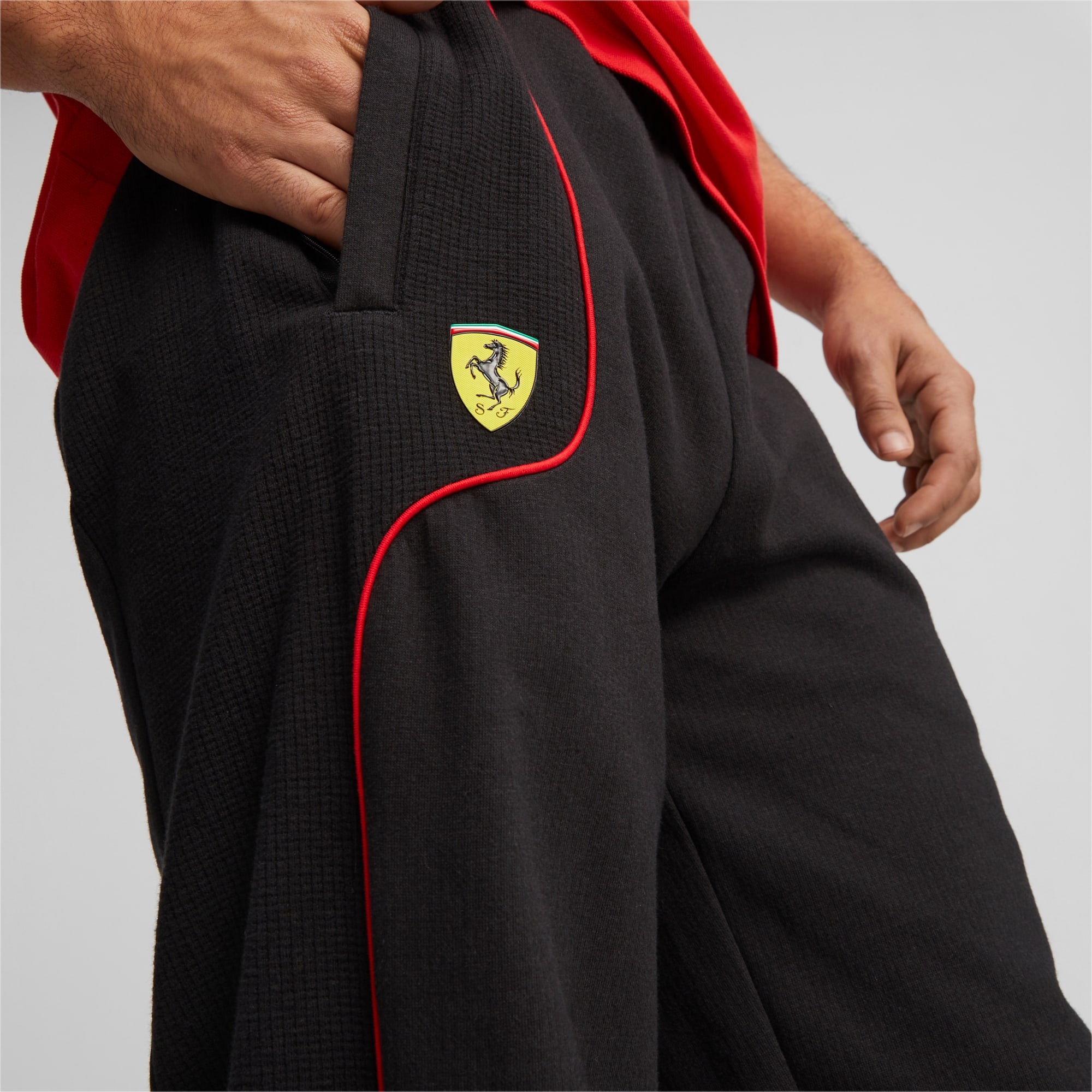 Pantalon de survêtement Puma Scuderia Ferrari Race Zwart/Rouge Homme -  Taille L