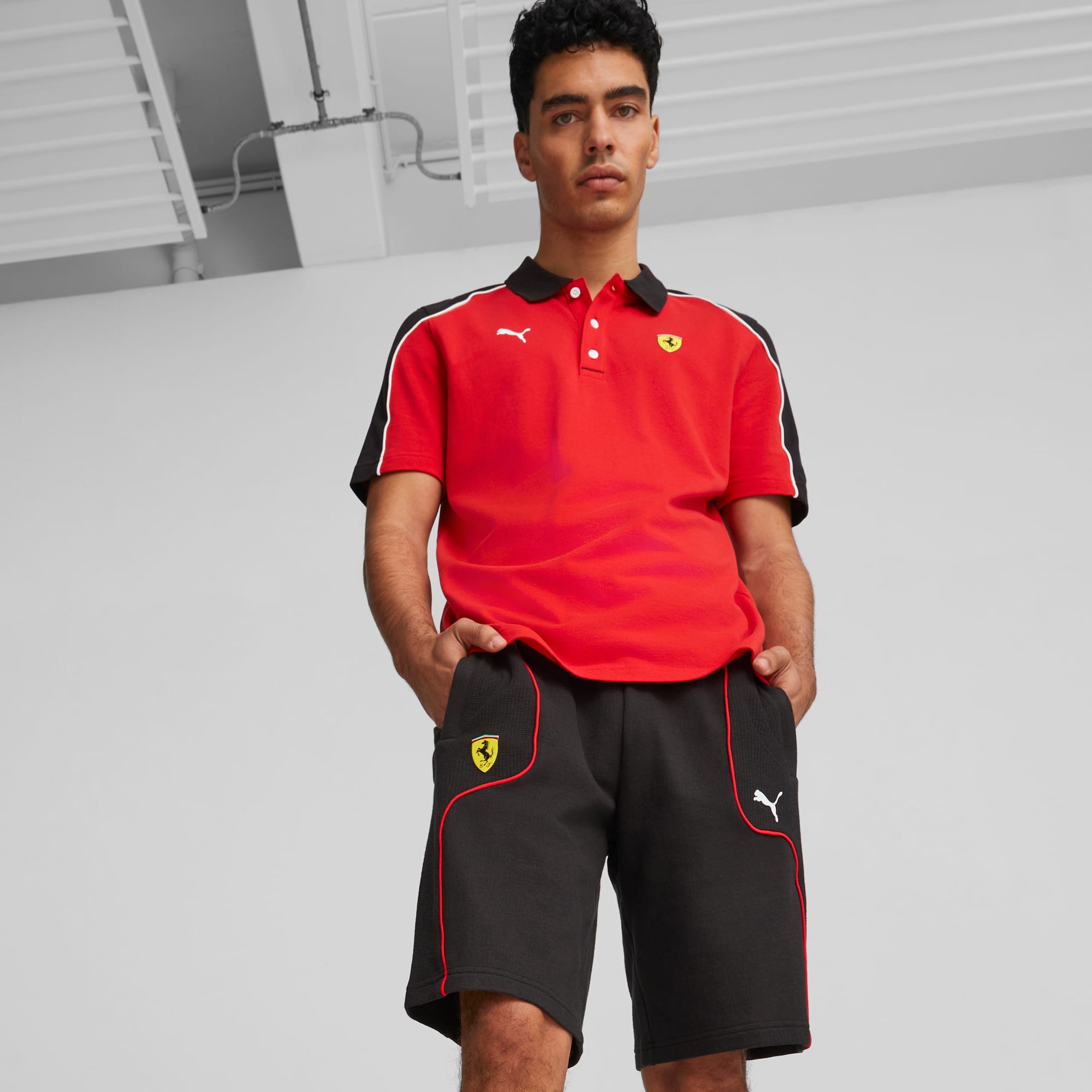 Puma red clearance shorts