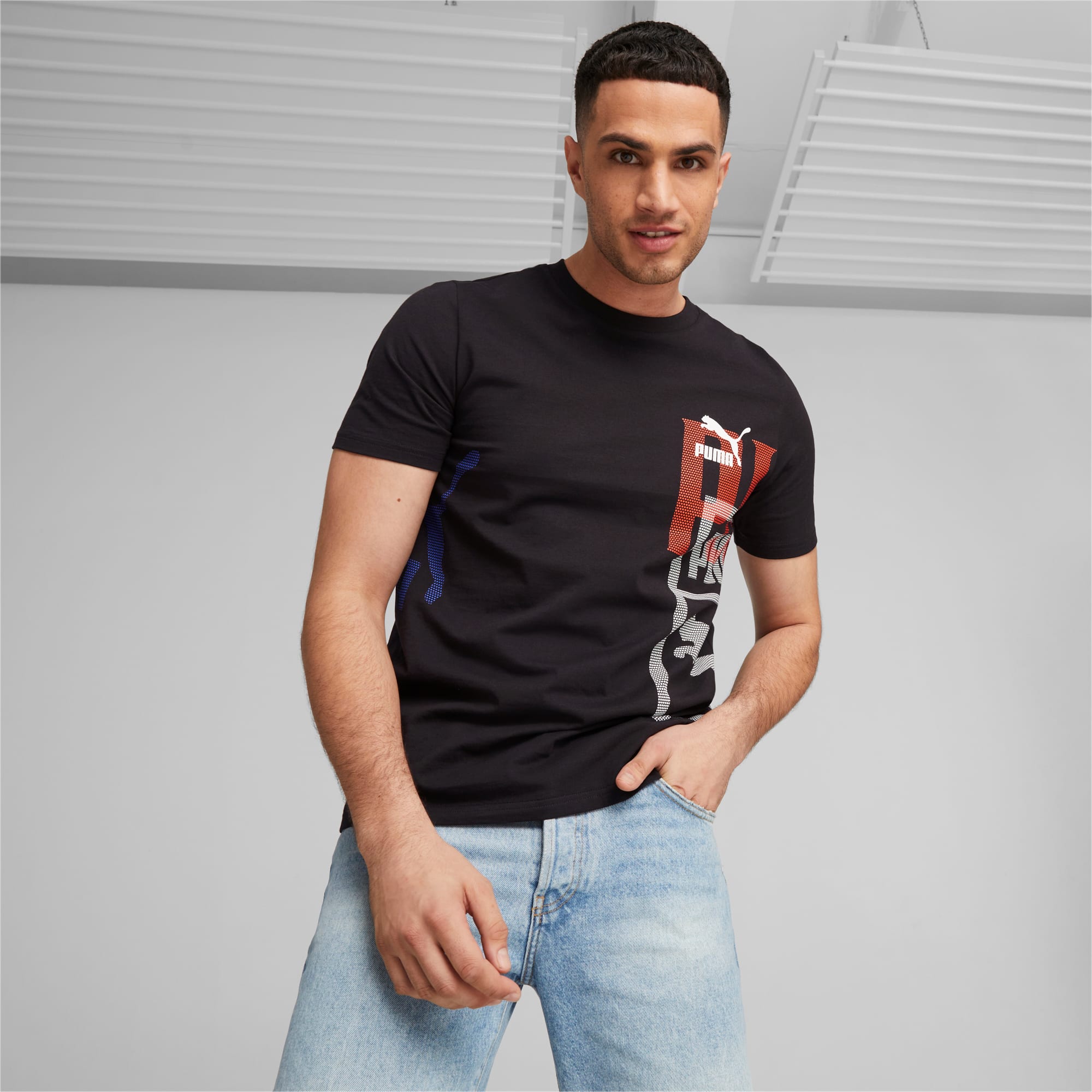 Classics Gen. PUMA Tee Men, PUMA Black, large-SEA