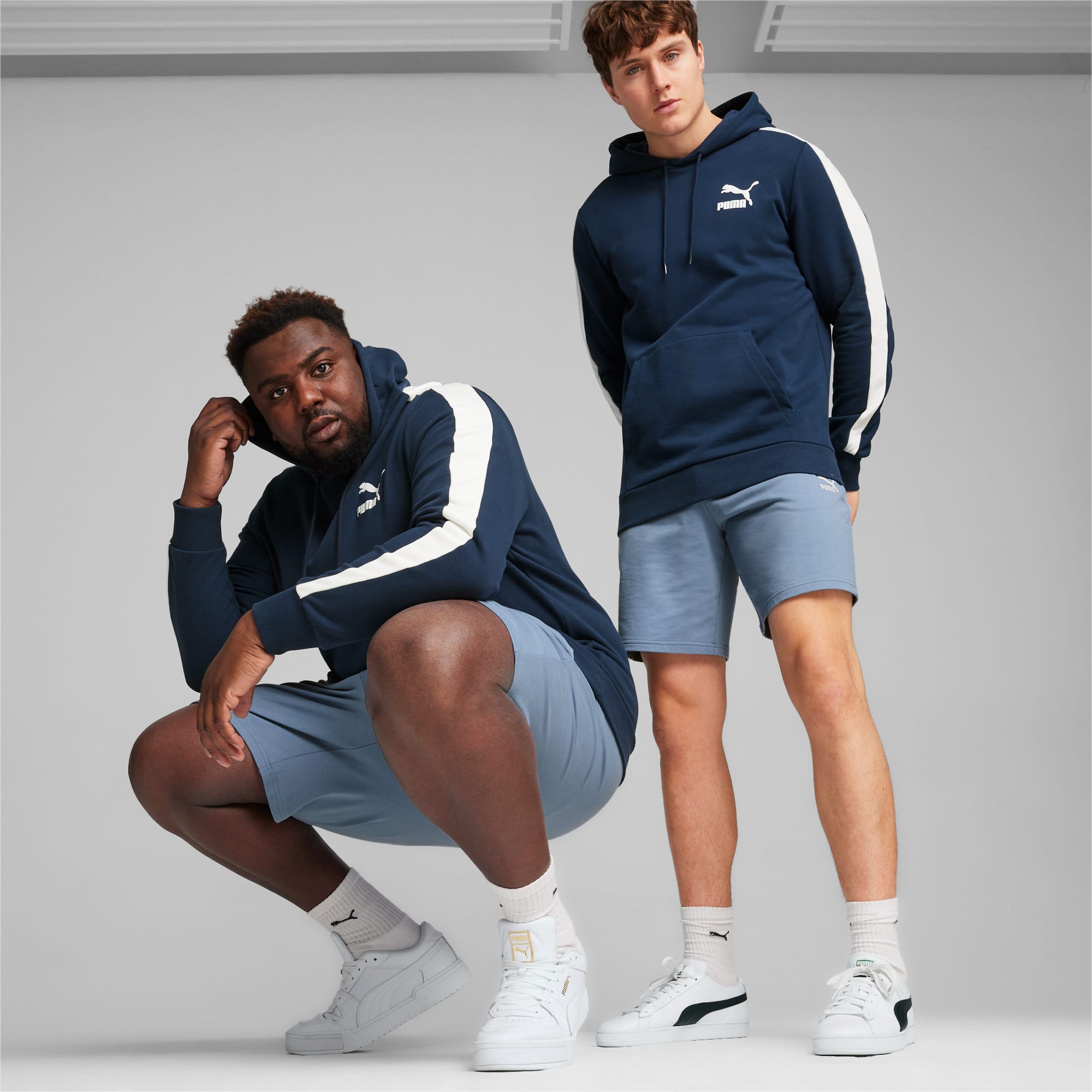 T7 Iconic Men s Hoodie Club Navy PUMA Mid Year Sale PUMA