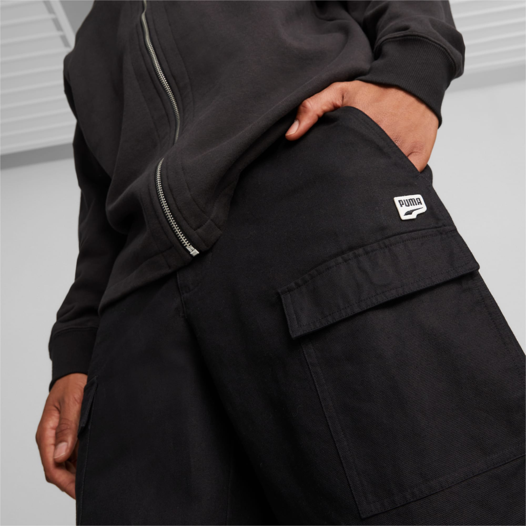 DOWNTOWN Woven Pants Men, PUMA Black, PUMA Shop All Puma