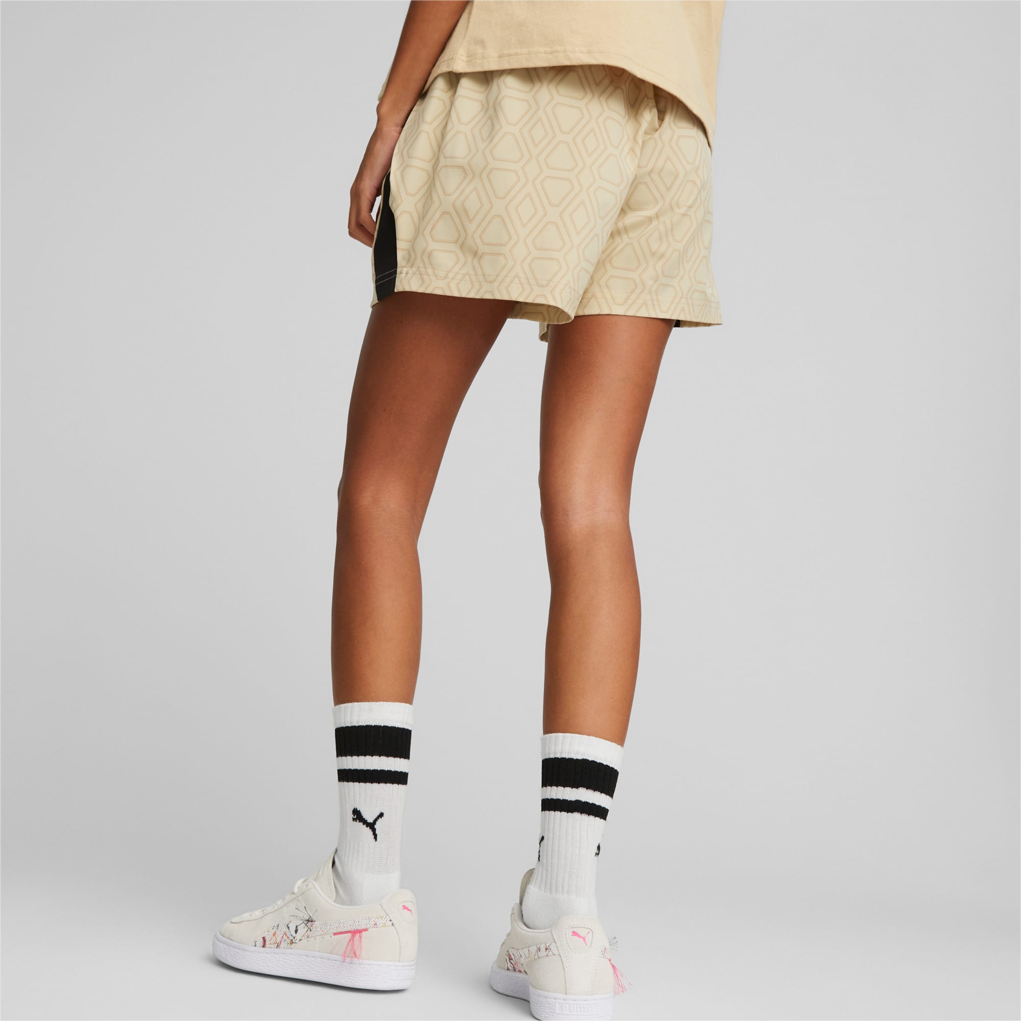 T7 Woven Shorts Women Light Sand PUMA Shop All Puma PUMA
