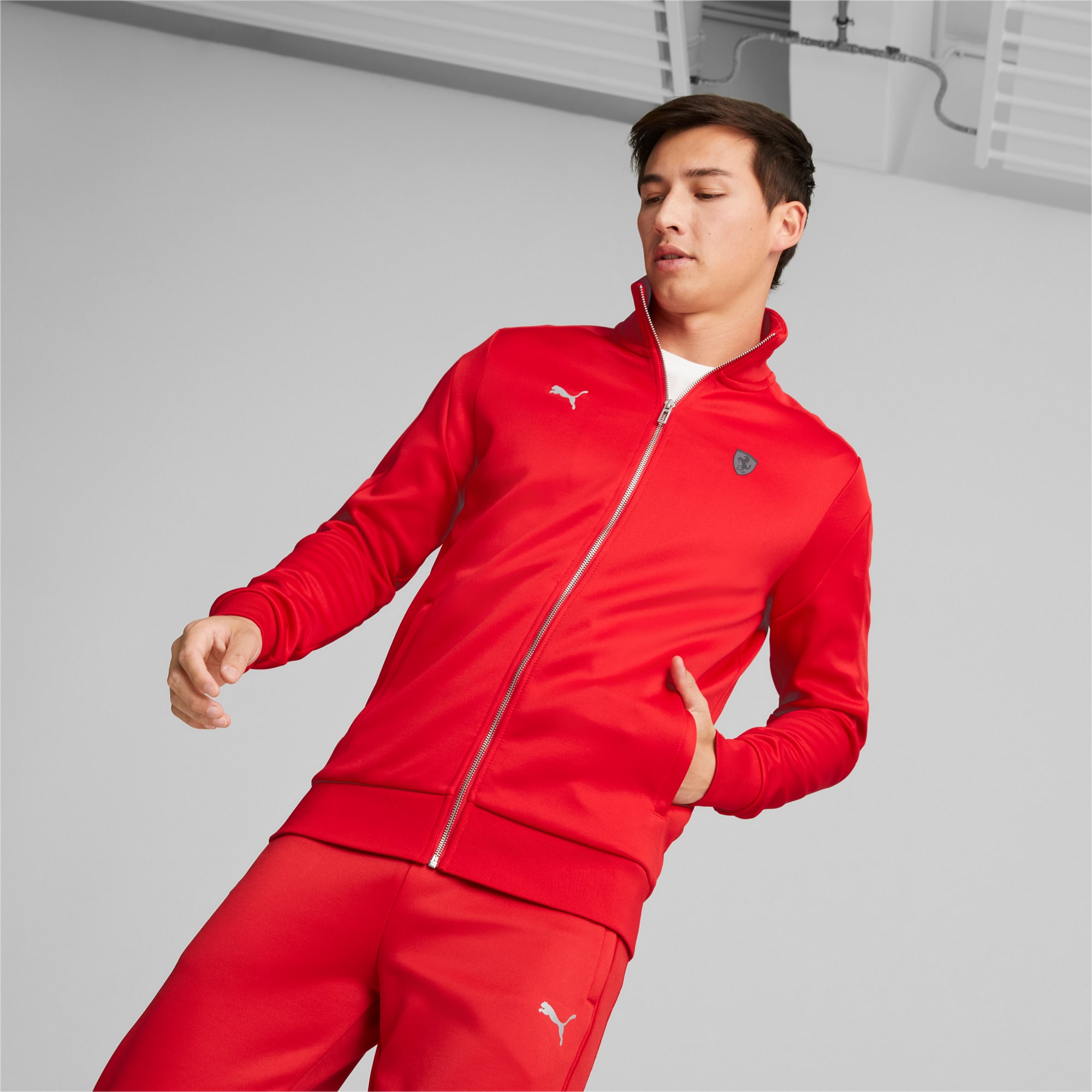 Track jacket Scuderia Ferrari Style MT7 da uomo