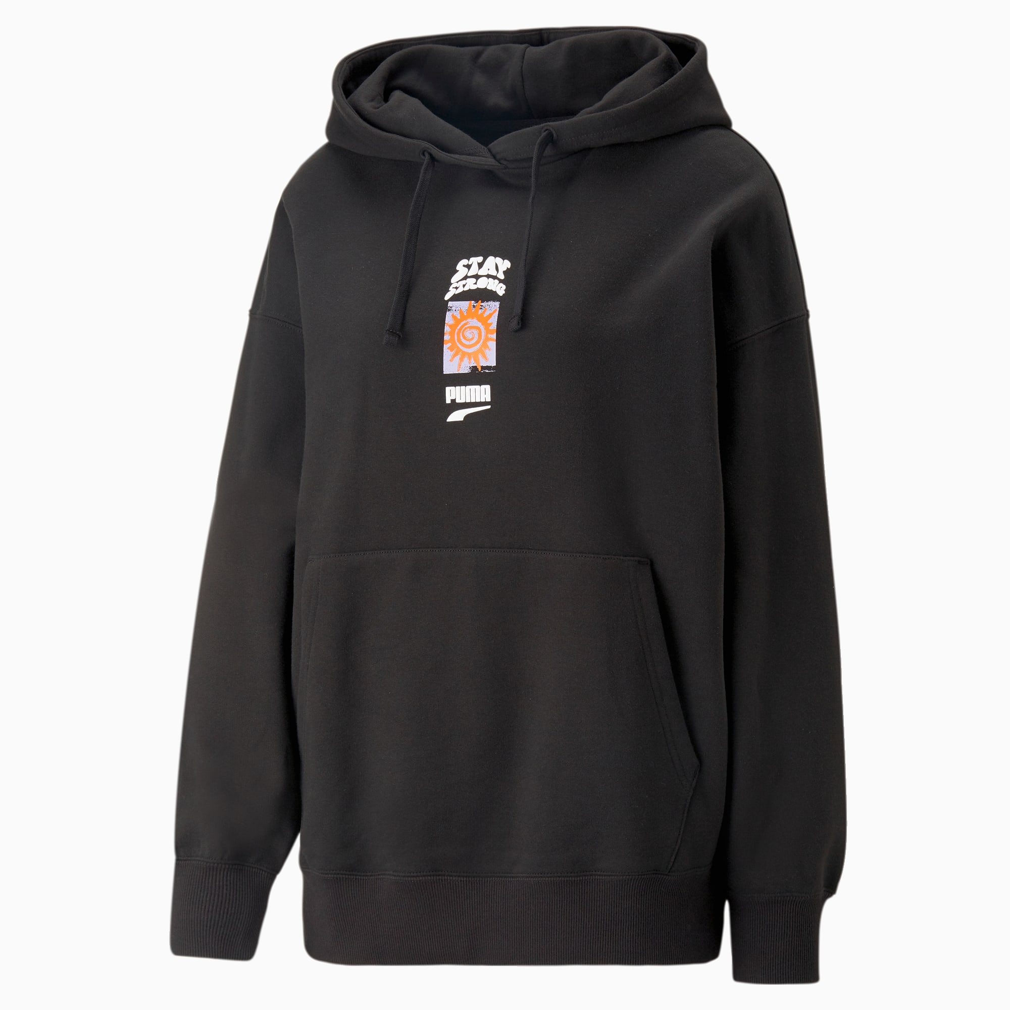 graphic hoodie grey