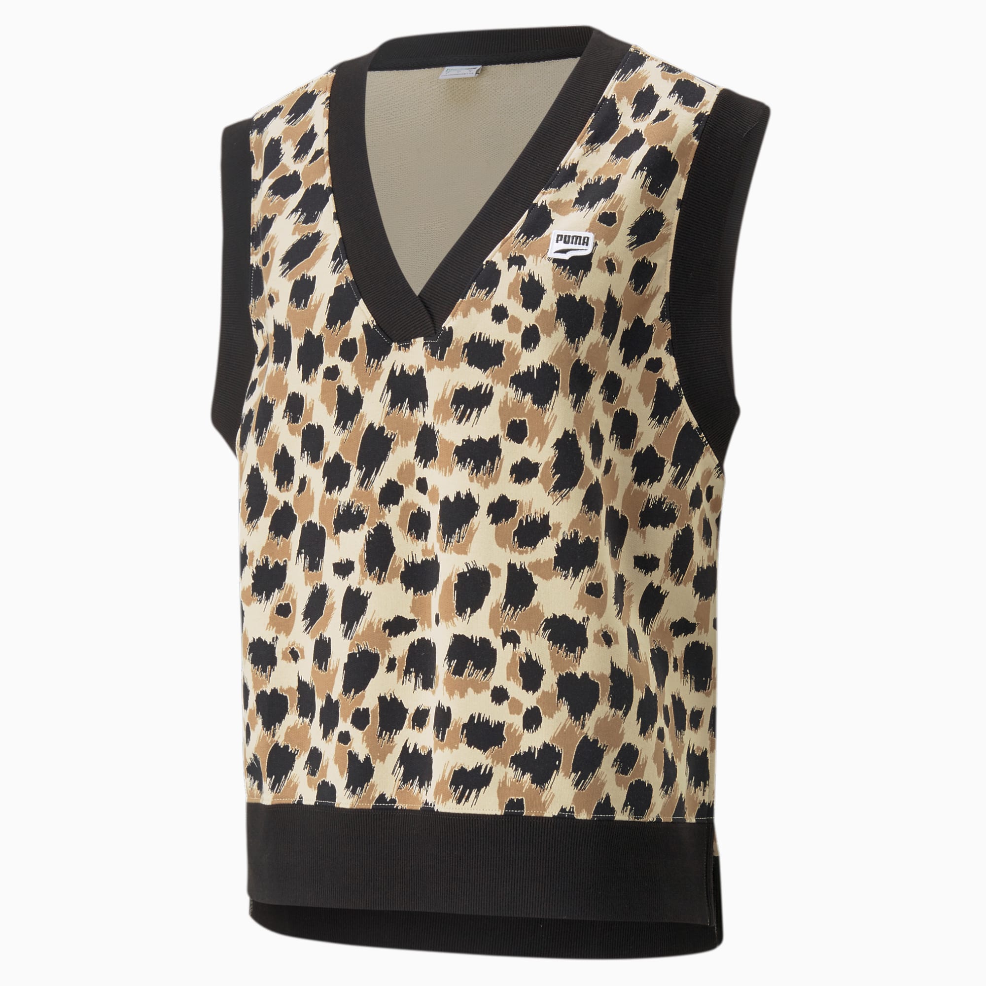 Leopard print vest women's store