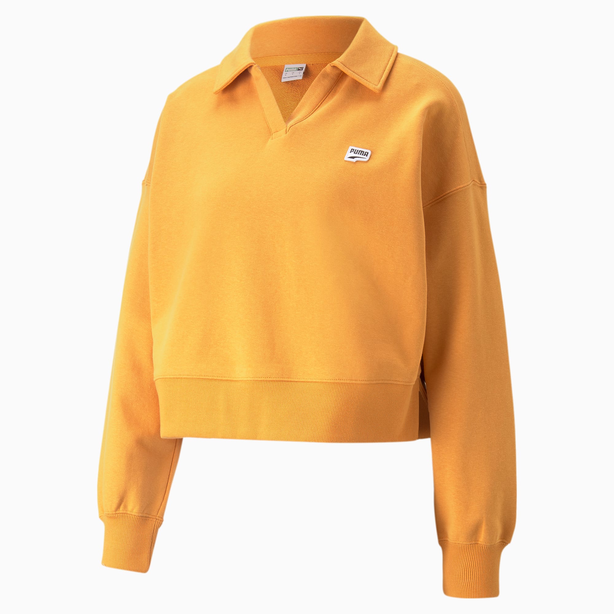 Downtown Women s Oversized Polo Sweatshirt PUMA