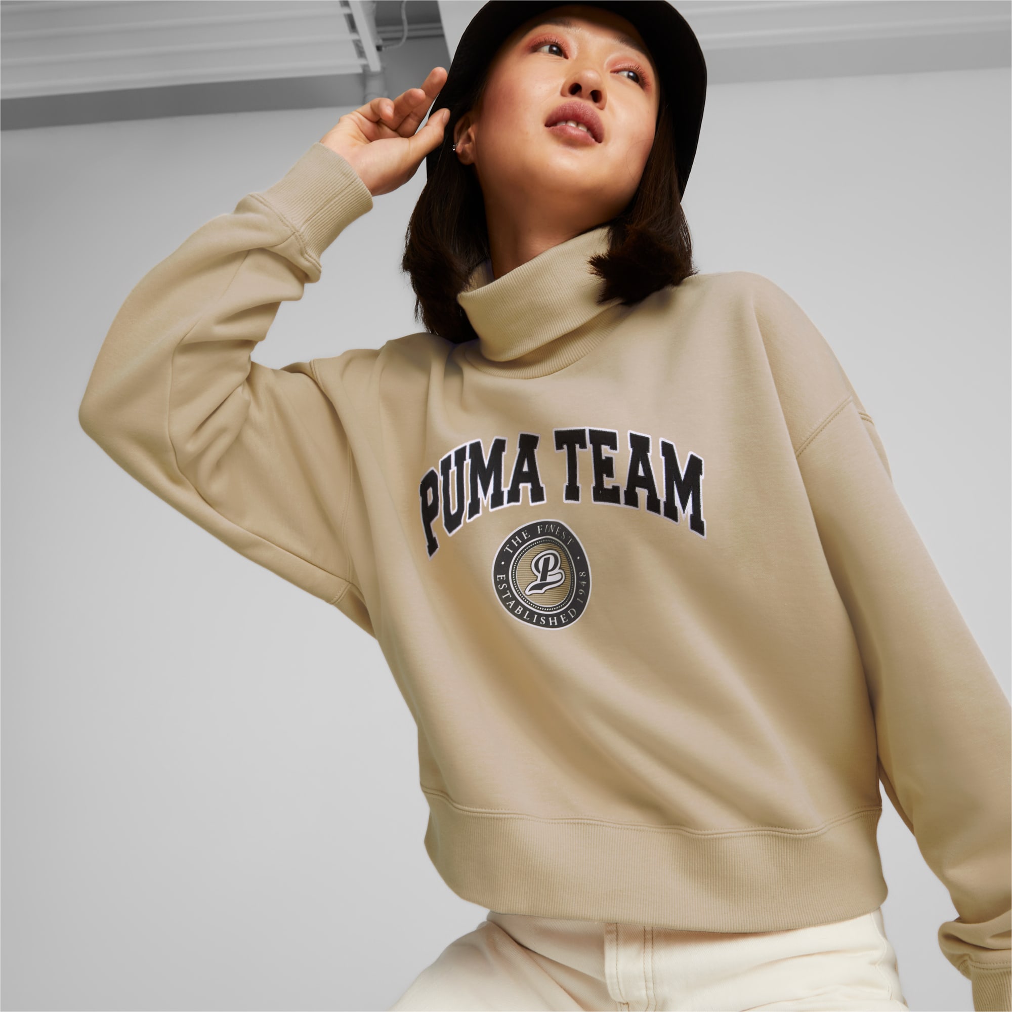 PUMA Team Relaxed fleece sweatshirt 