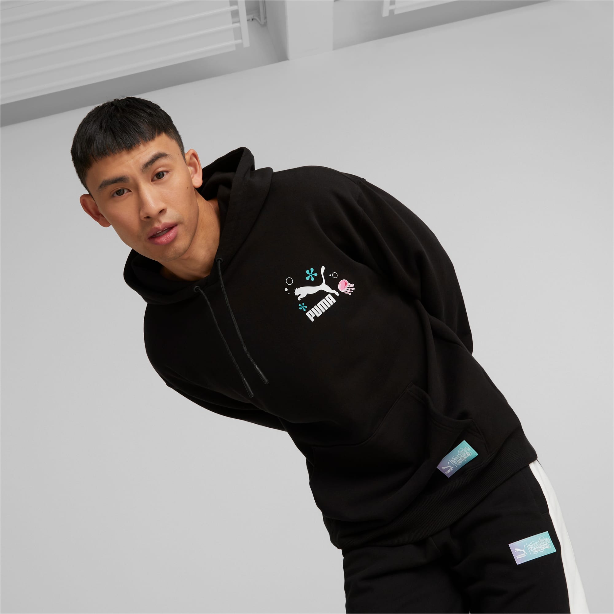 Hoodie PUMA x BOB L EPONGE Homme black PUMA