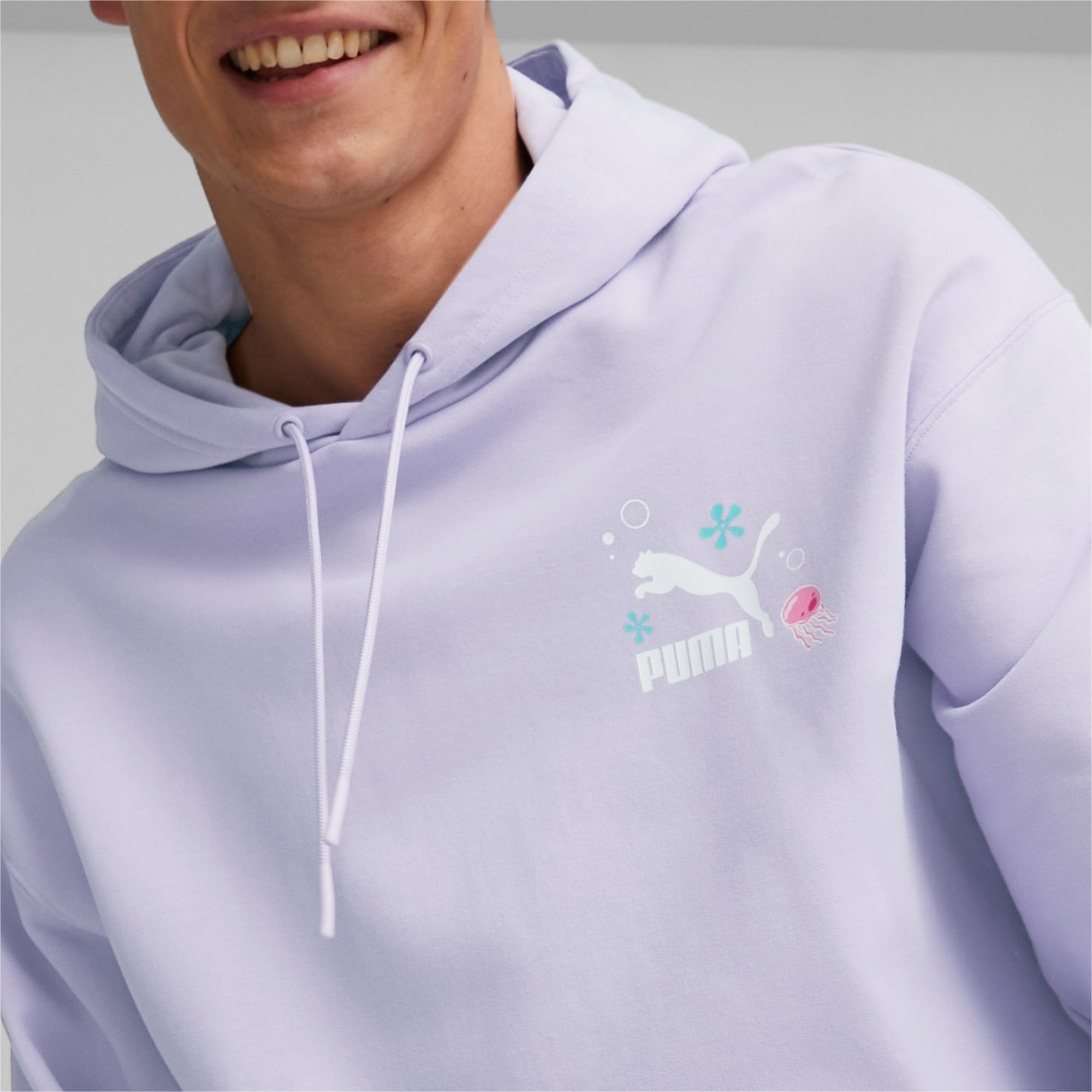 White puma hoodie store mens