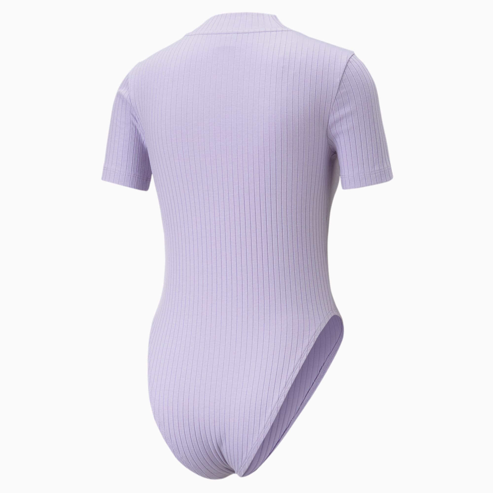 Women's Rib Full Length Bodysuit - All In Motion™ Lilac Purple S