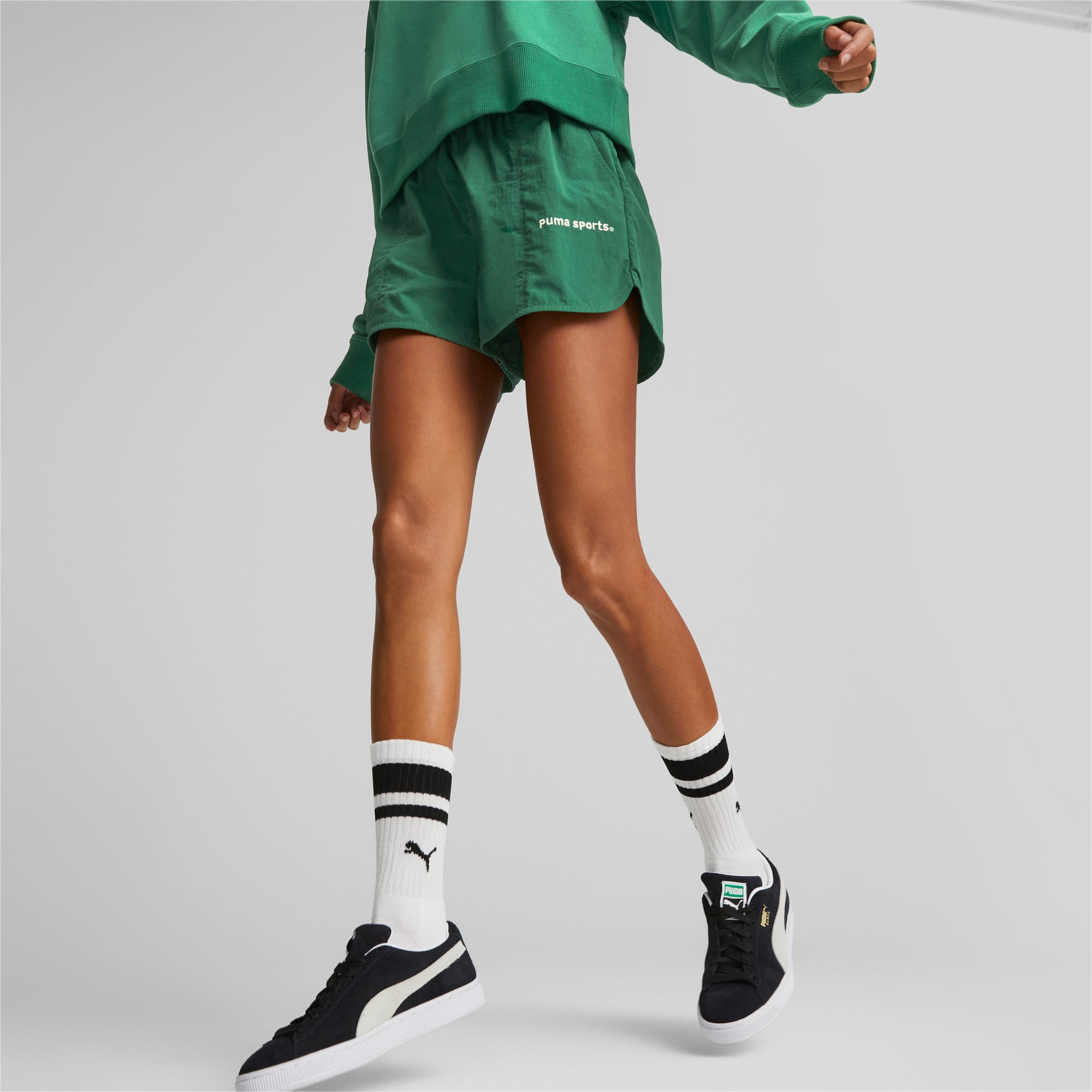 Puma shorts womens sales