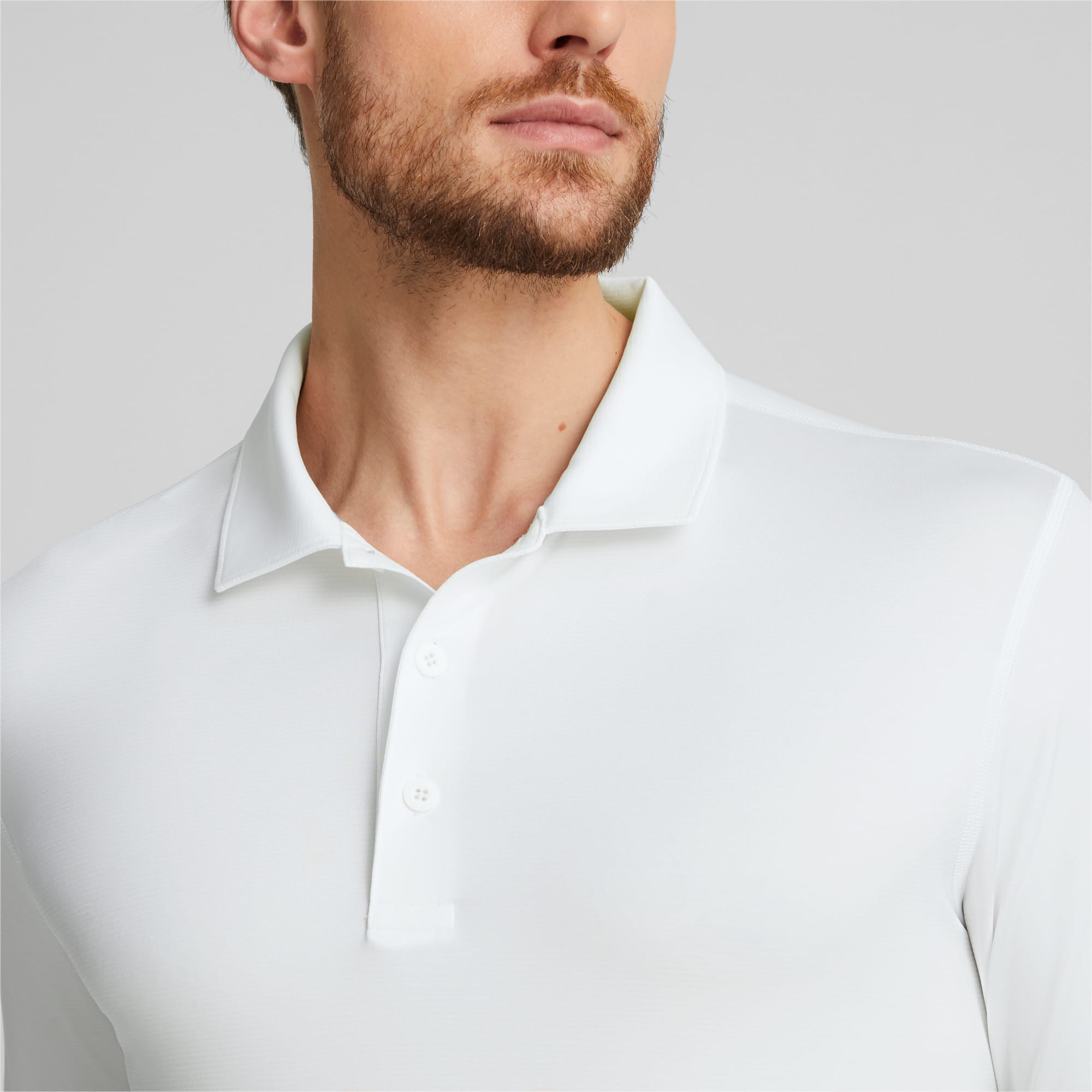 Puma long hot sale sleeve polo