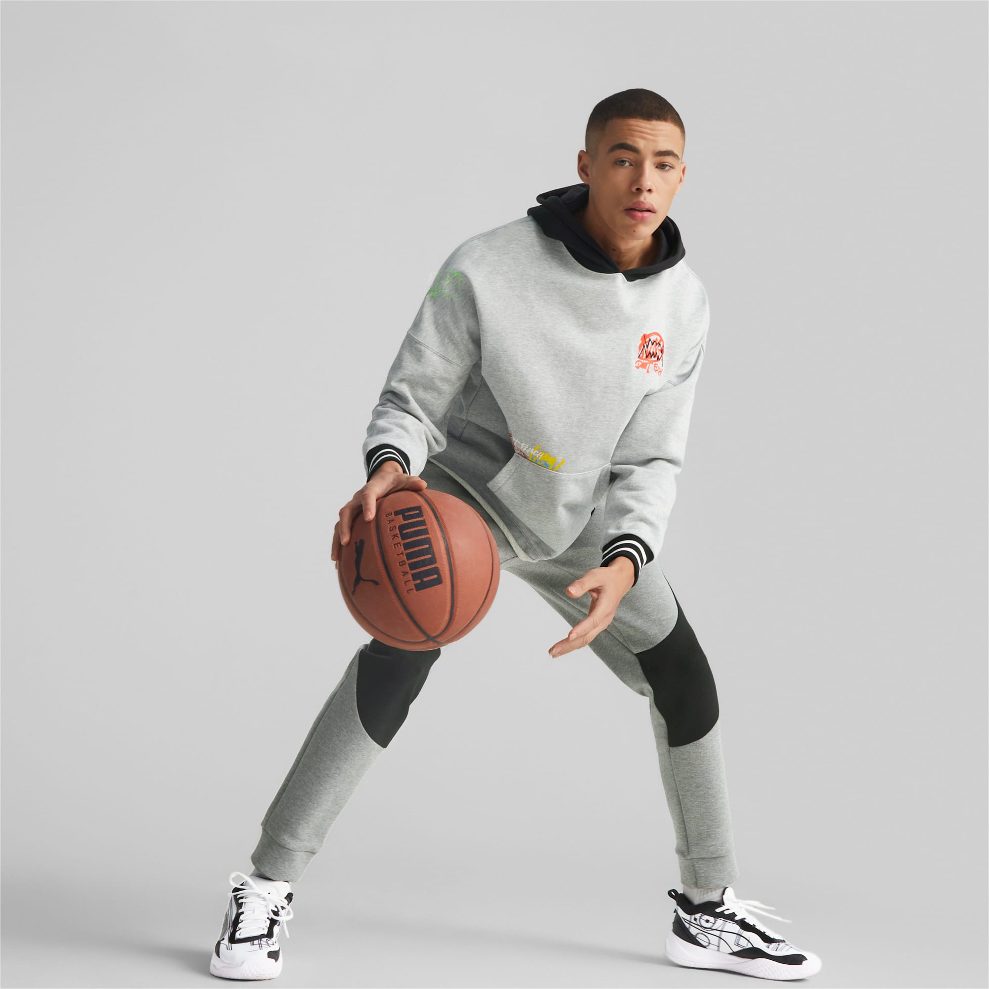 Puma basketball hoodie top