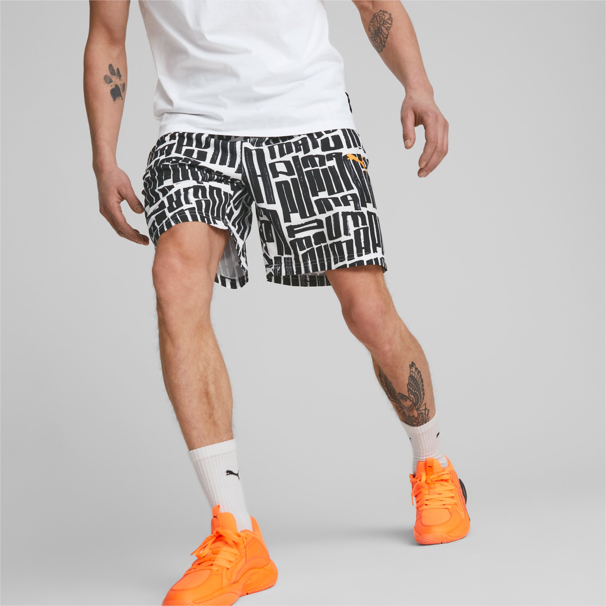 Puma mens basketball store shorts
