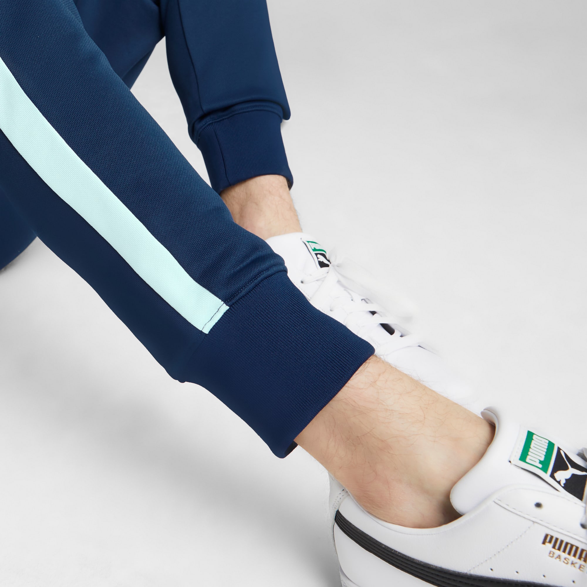 Puma t7 store track pants blue