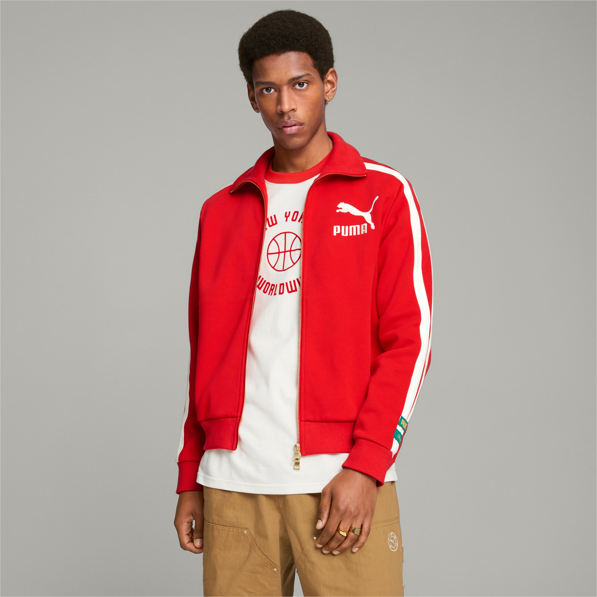 Veste puma rouge discount
