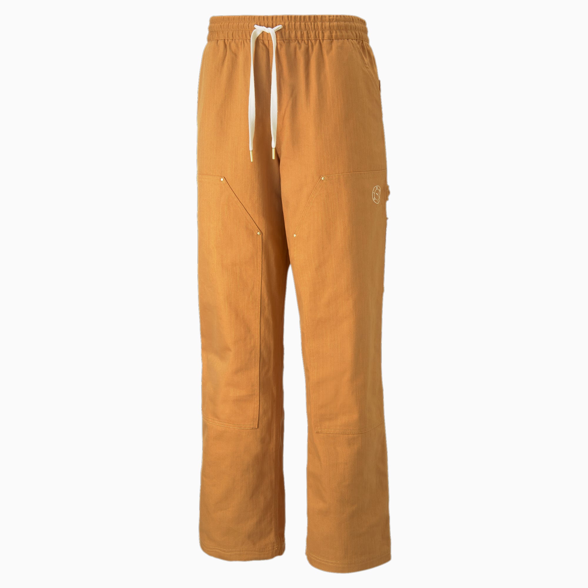 Puma mustard joggers shop