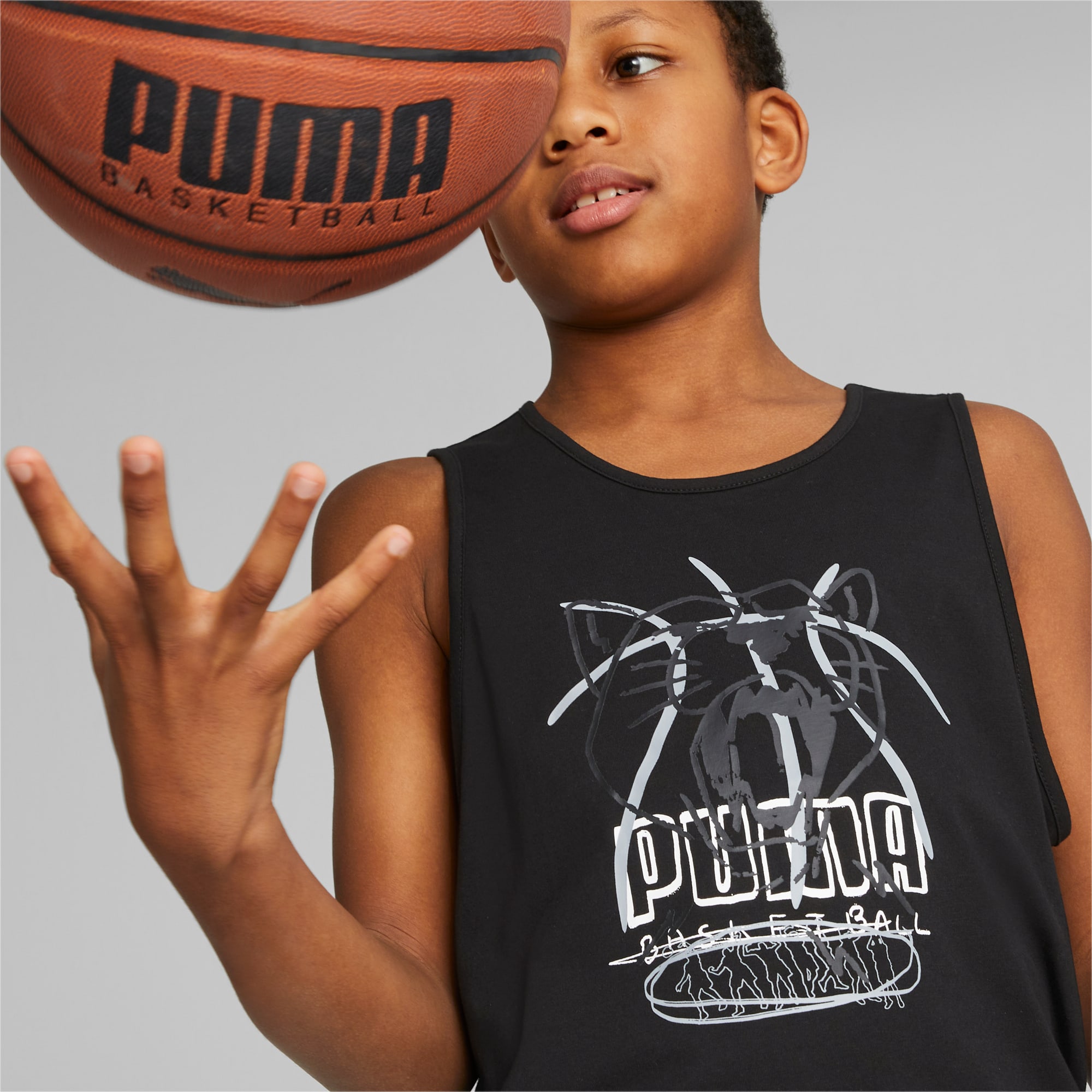 Camiseta de tirantes de baloncesto juvenil