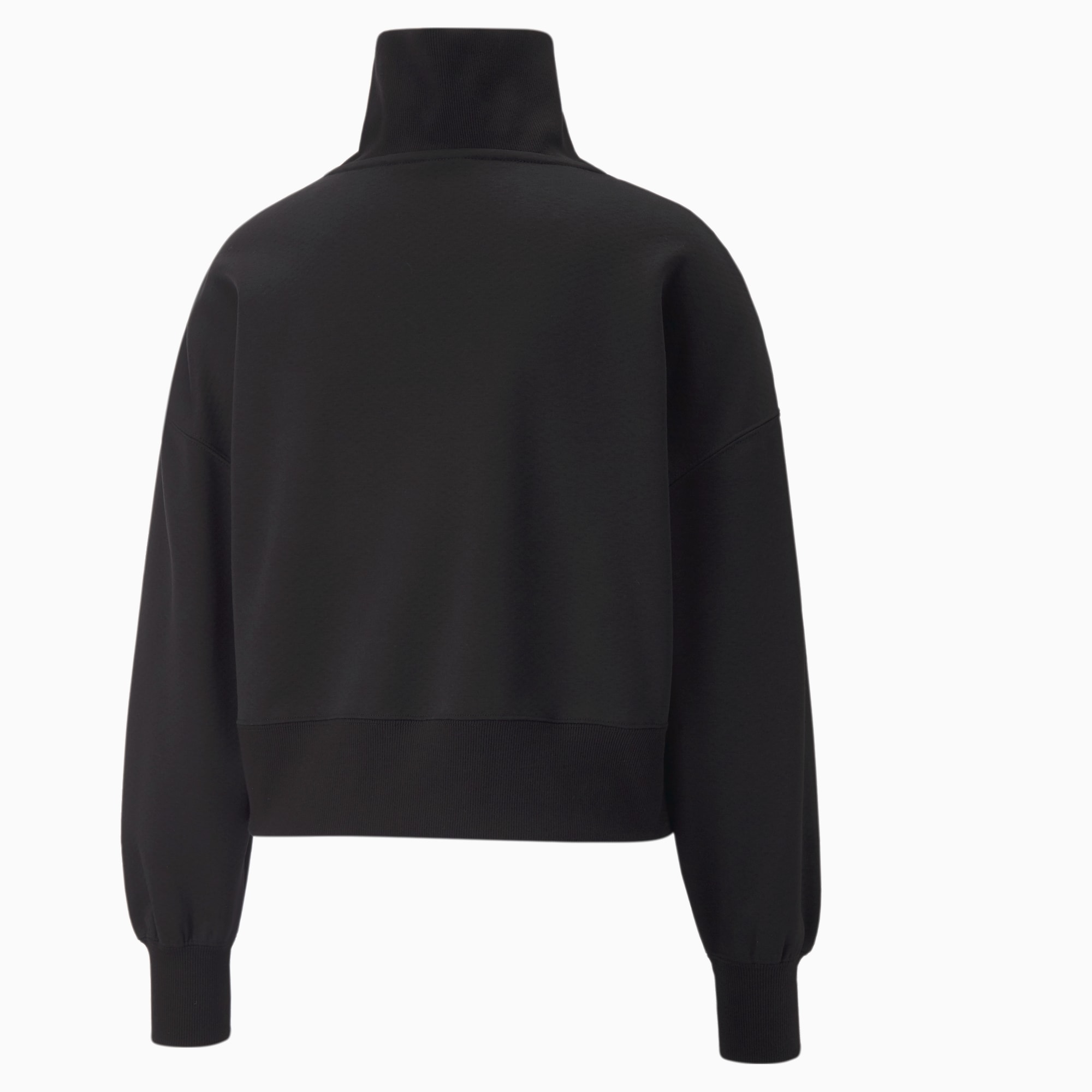 Puma exclusive oversized organic cotton rainbow sweatshirt in black shop