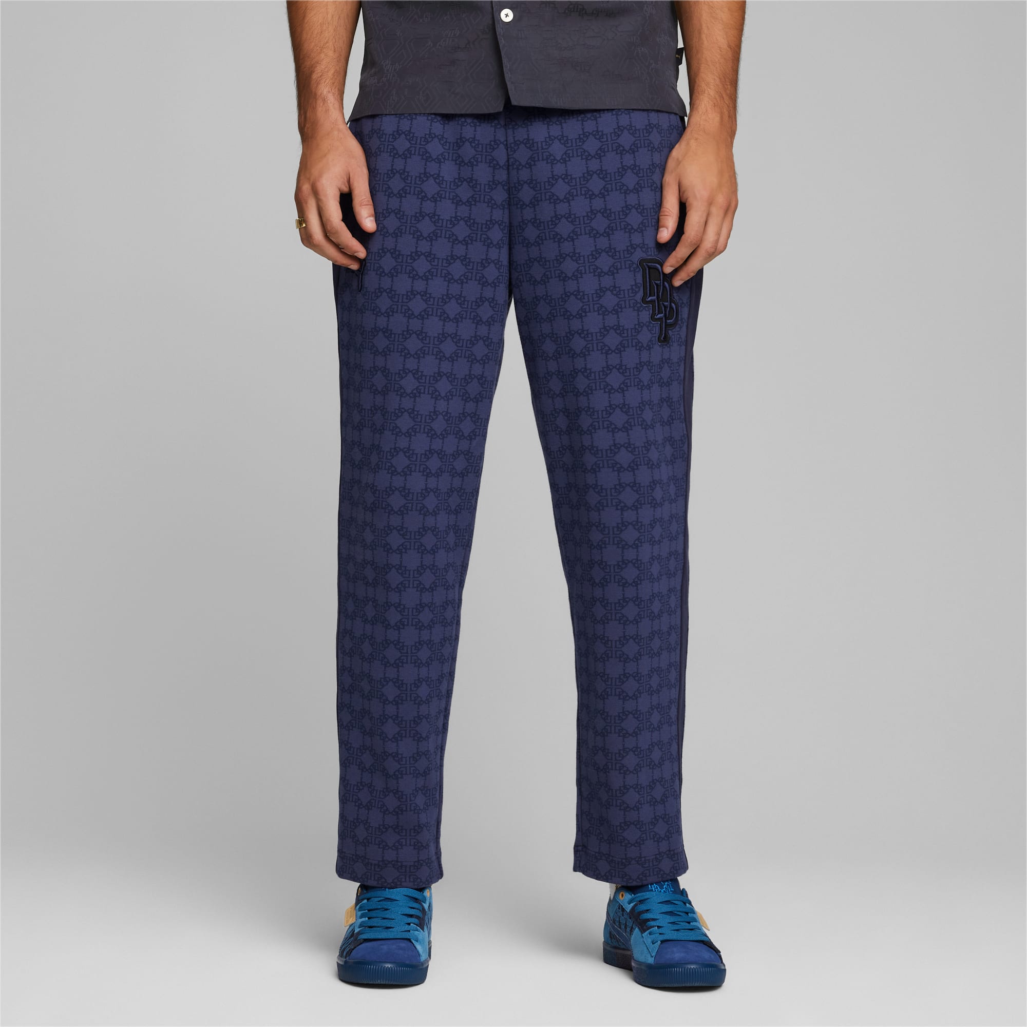 Puma x Dapper Dan Men's Pants, Dark Blue, S