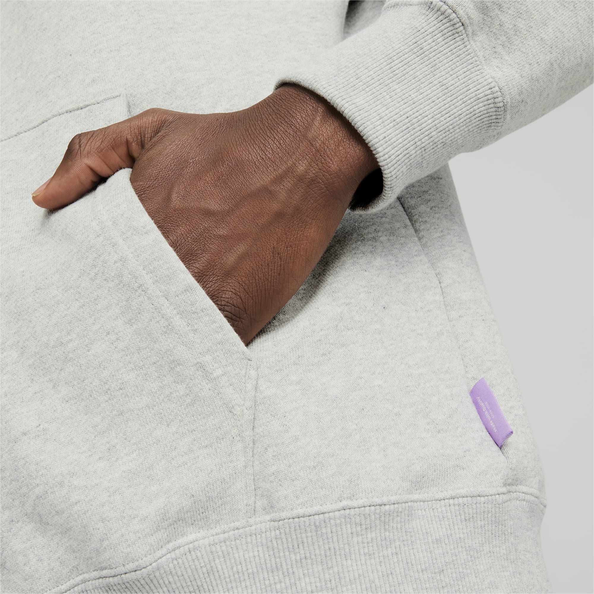 Puma grey hoodie best sale mens