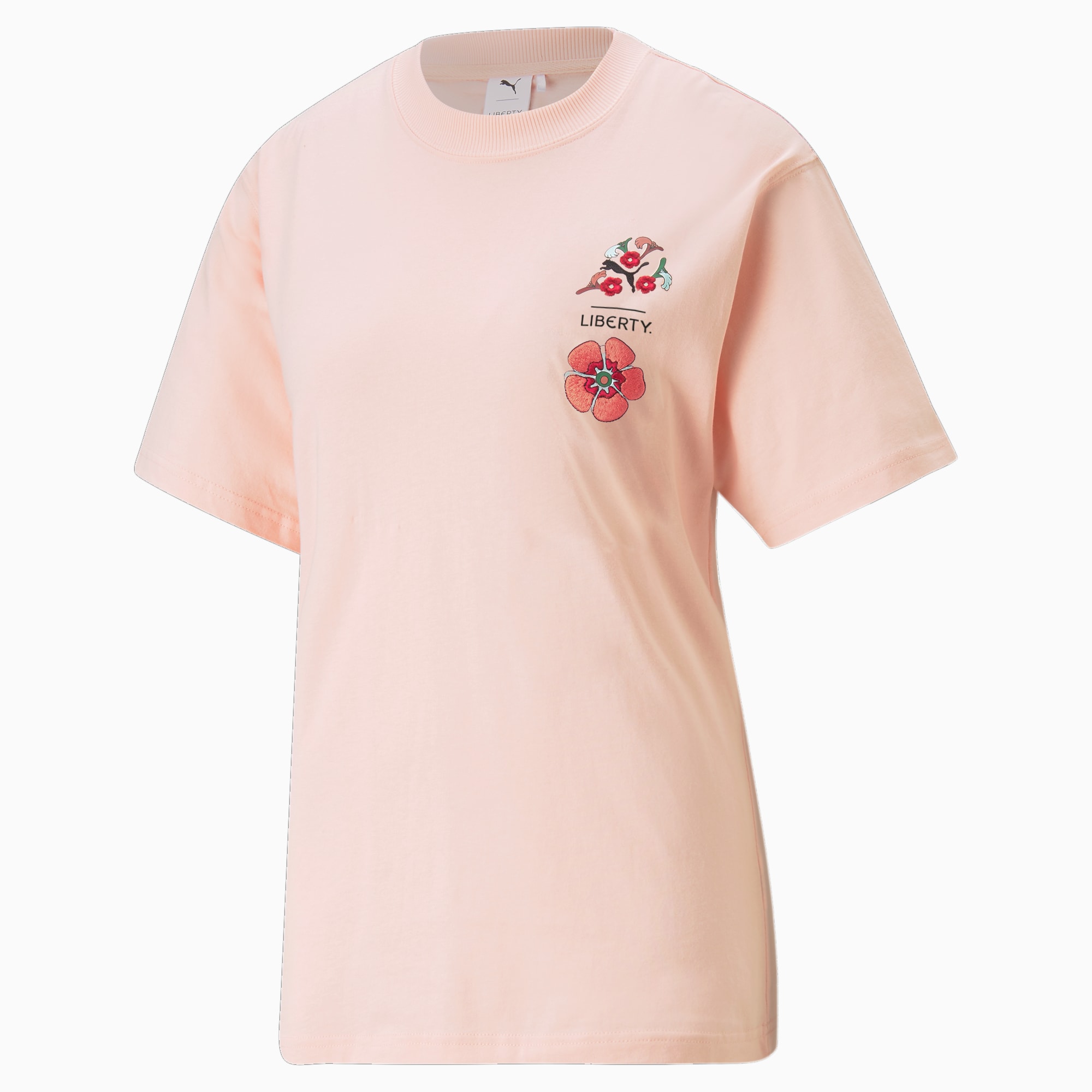 Tee shirt puma femme rose sale