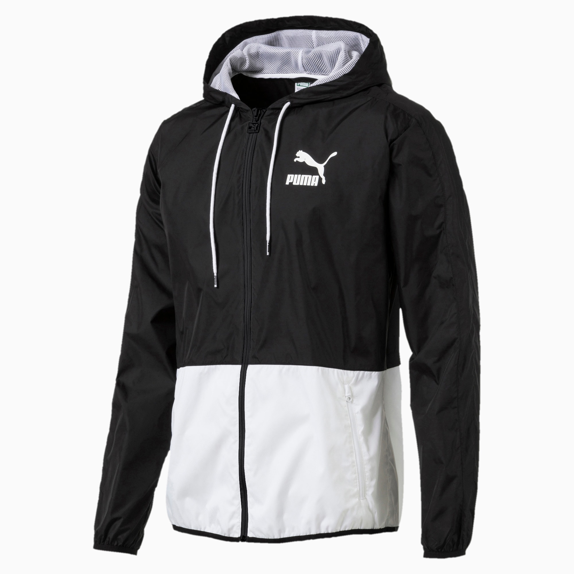 puma archive logo windbreaker