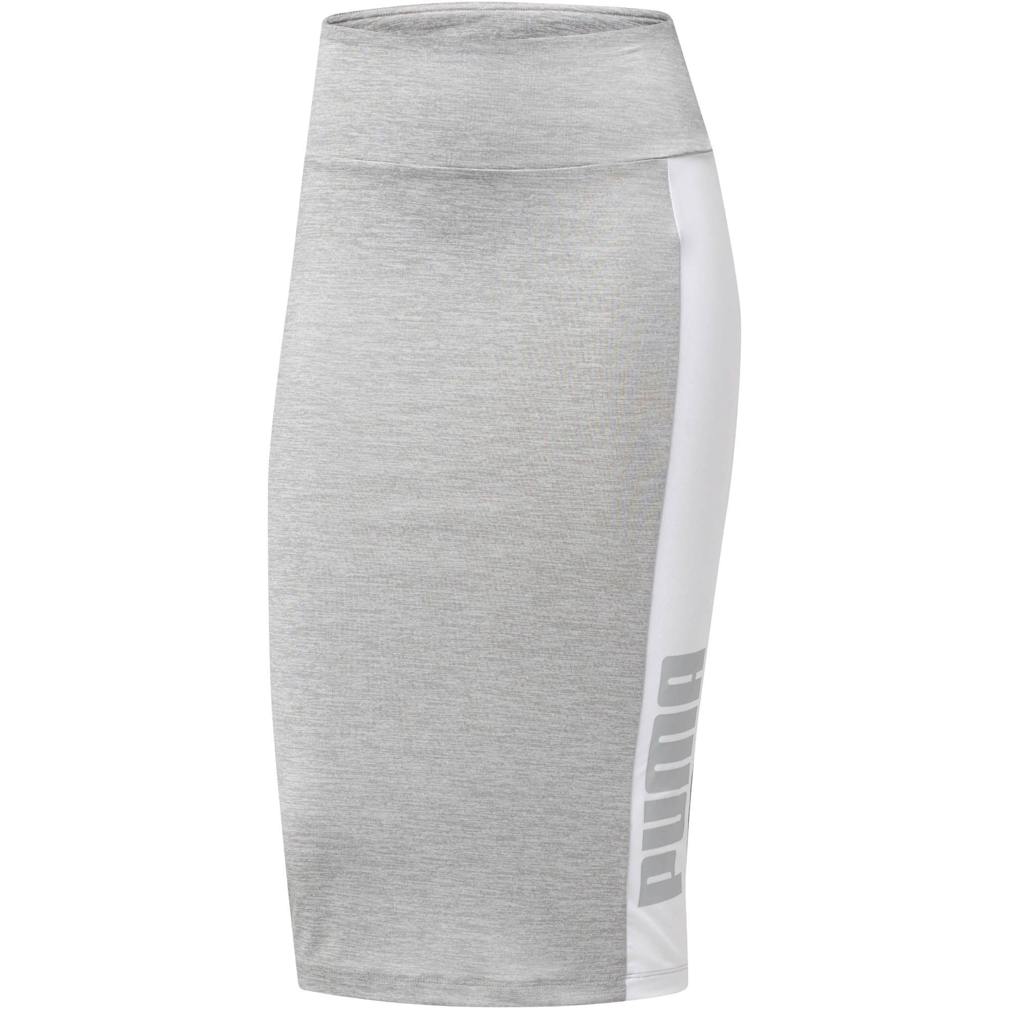puma logo pencil skirt