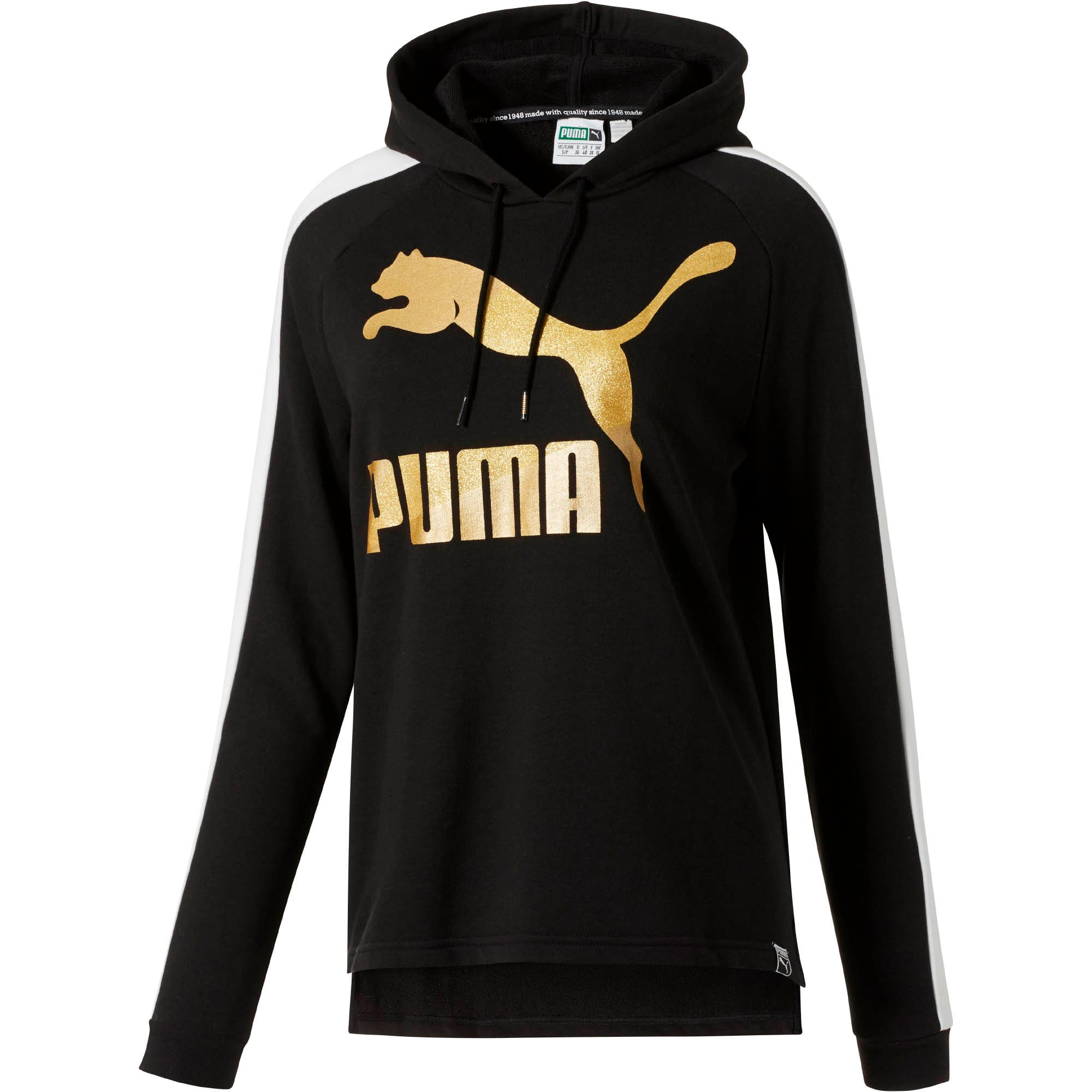 puma black and white sweatshirt