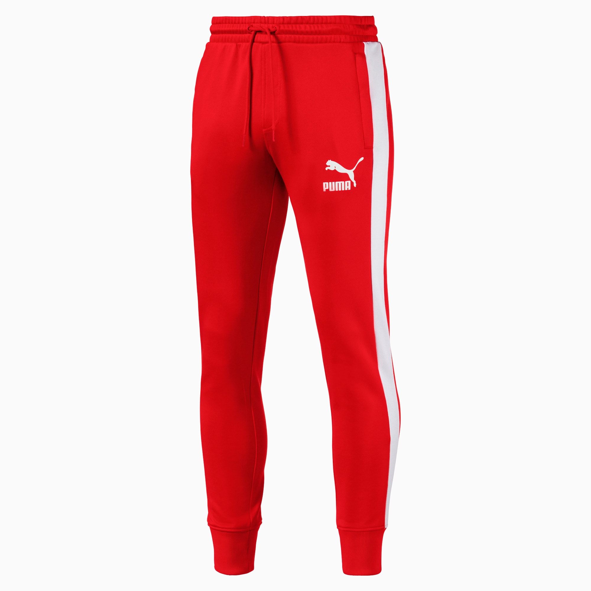 puma t7 tracksuit red