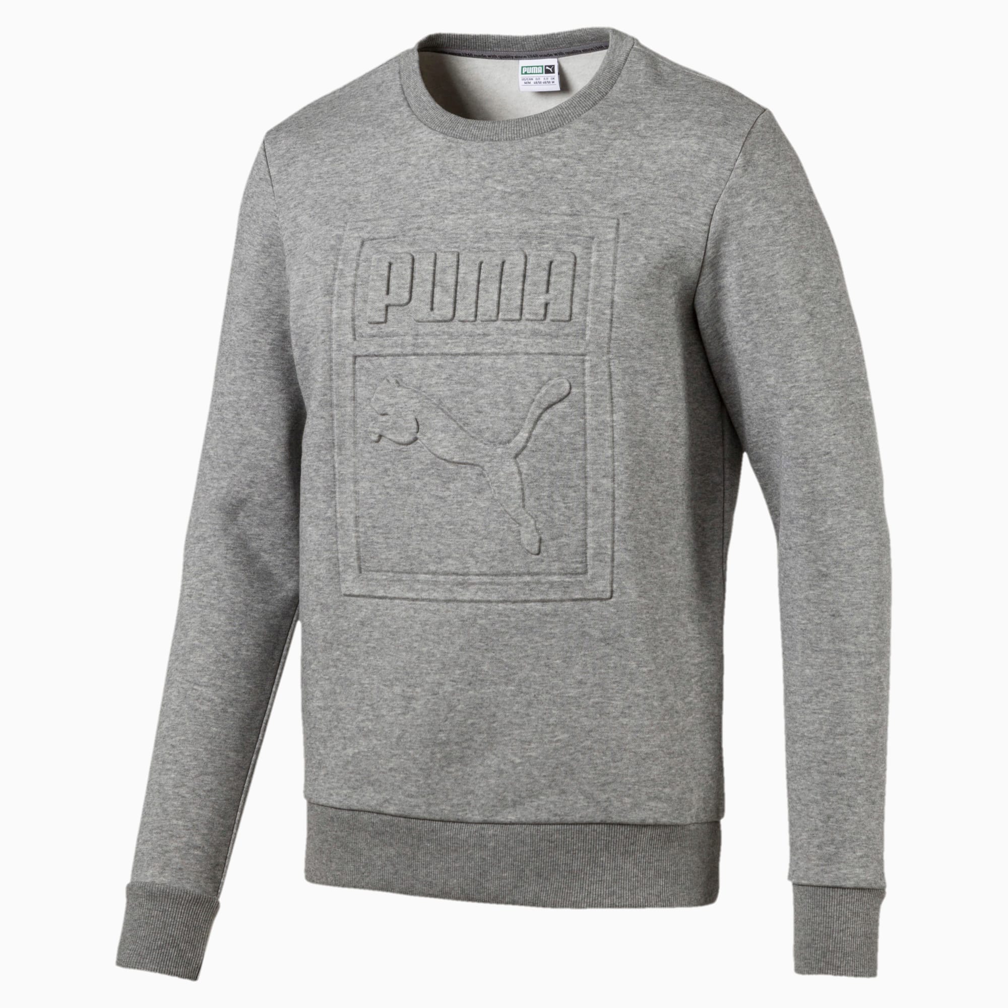puma archive embossed logo sweatshirt