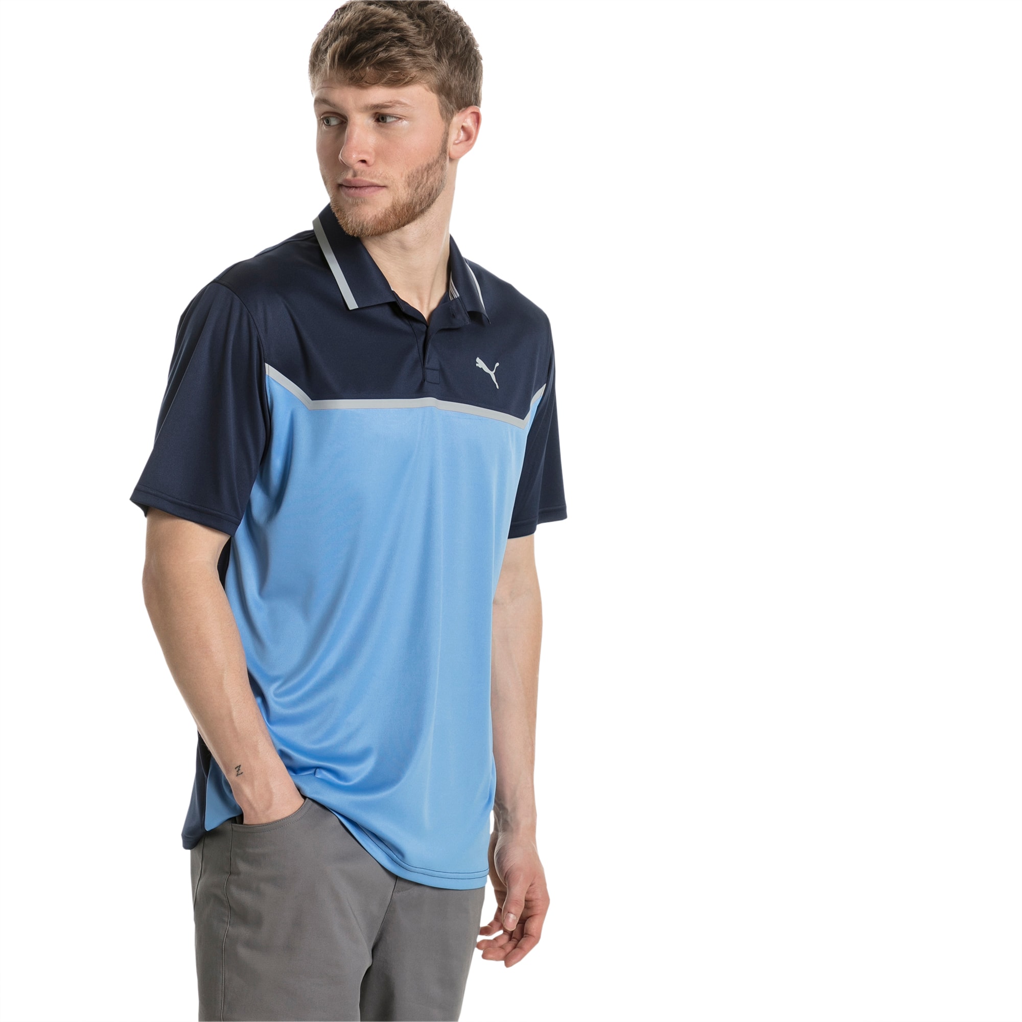 Golf Men's Bonded Tech Polo | Peacoat 