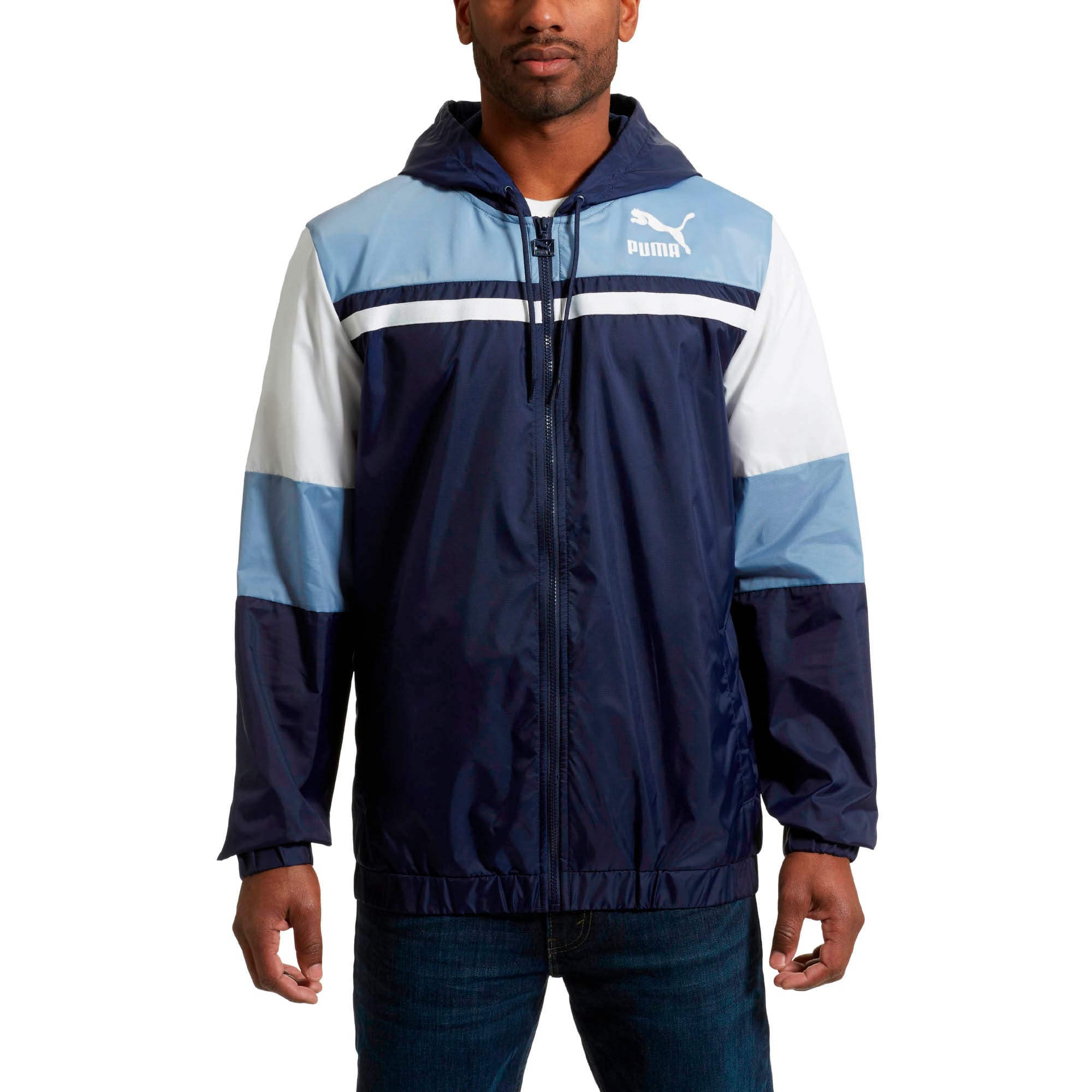 puma archive logo windbreaker