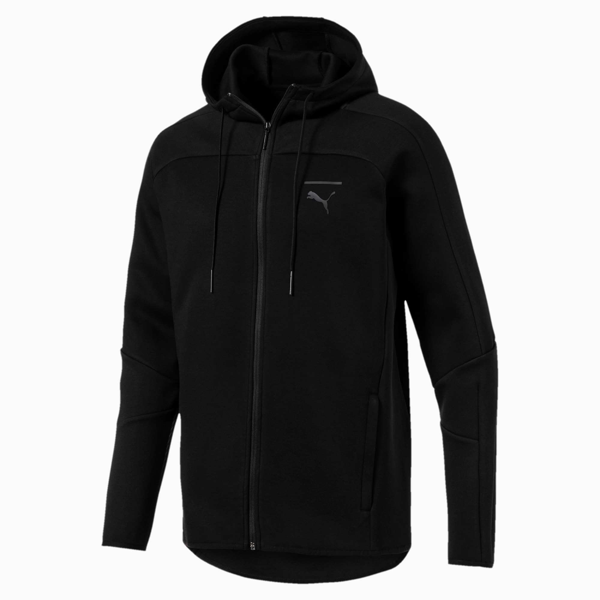 black puma zip up hoodie