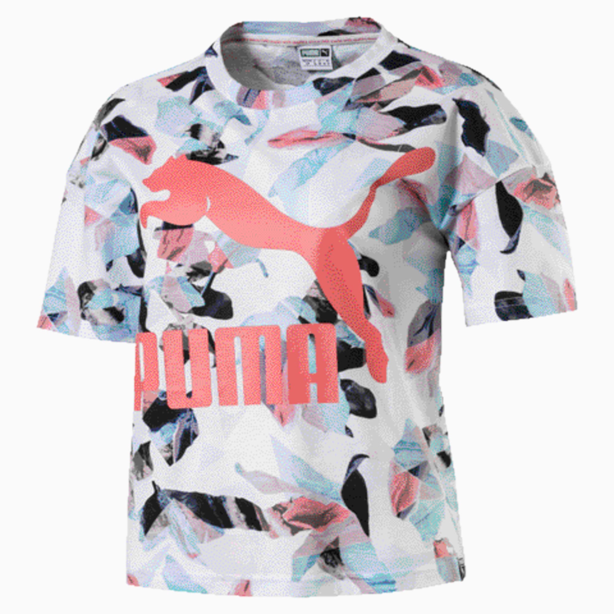 Classics Logo Women S Tee Aop Puma Us