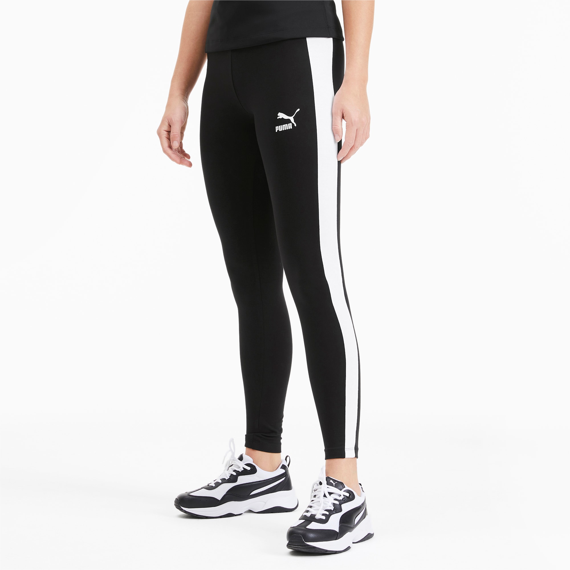 puma leggings with side logo