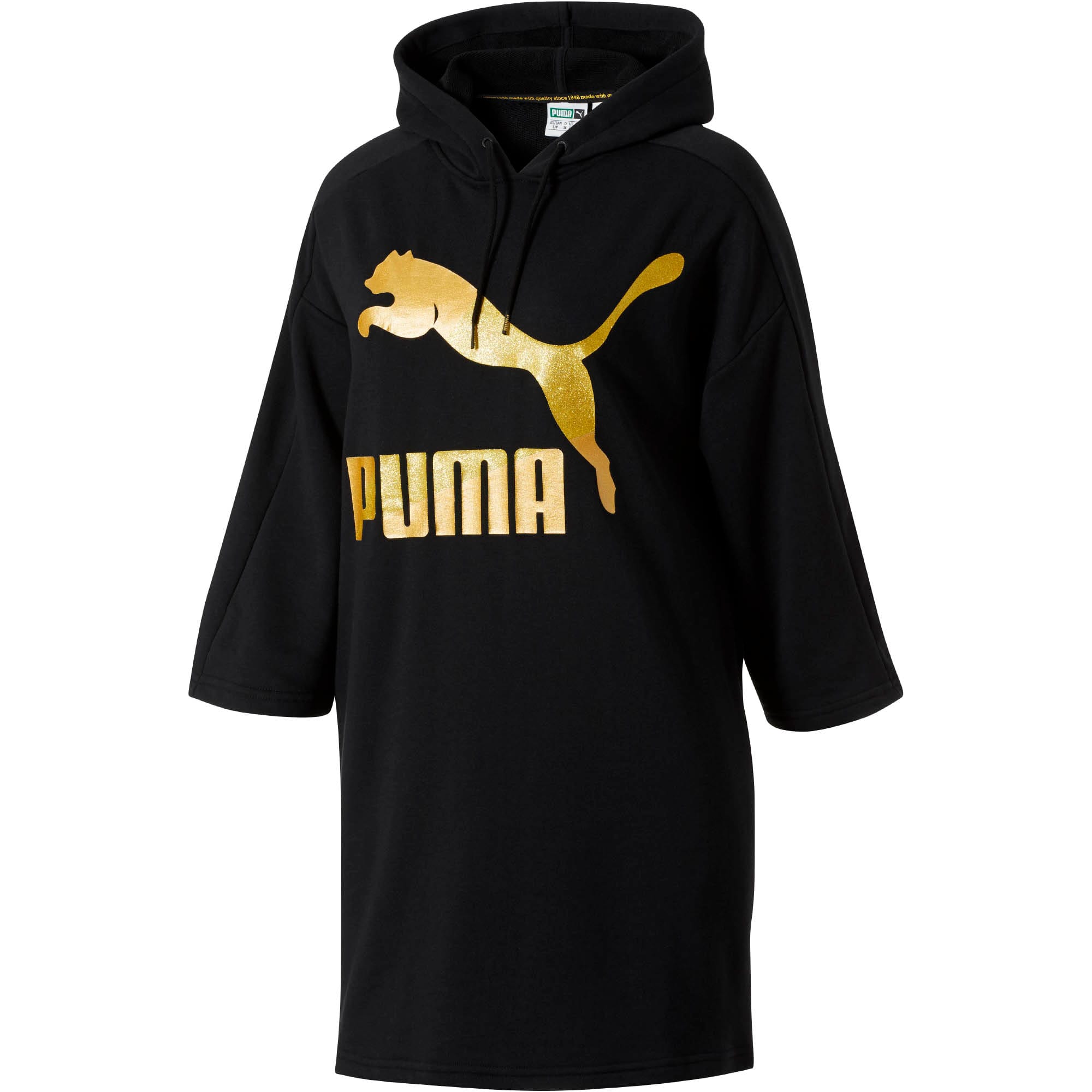 black and gold puma hoodie