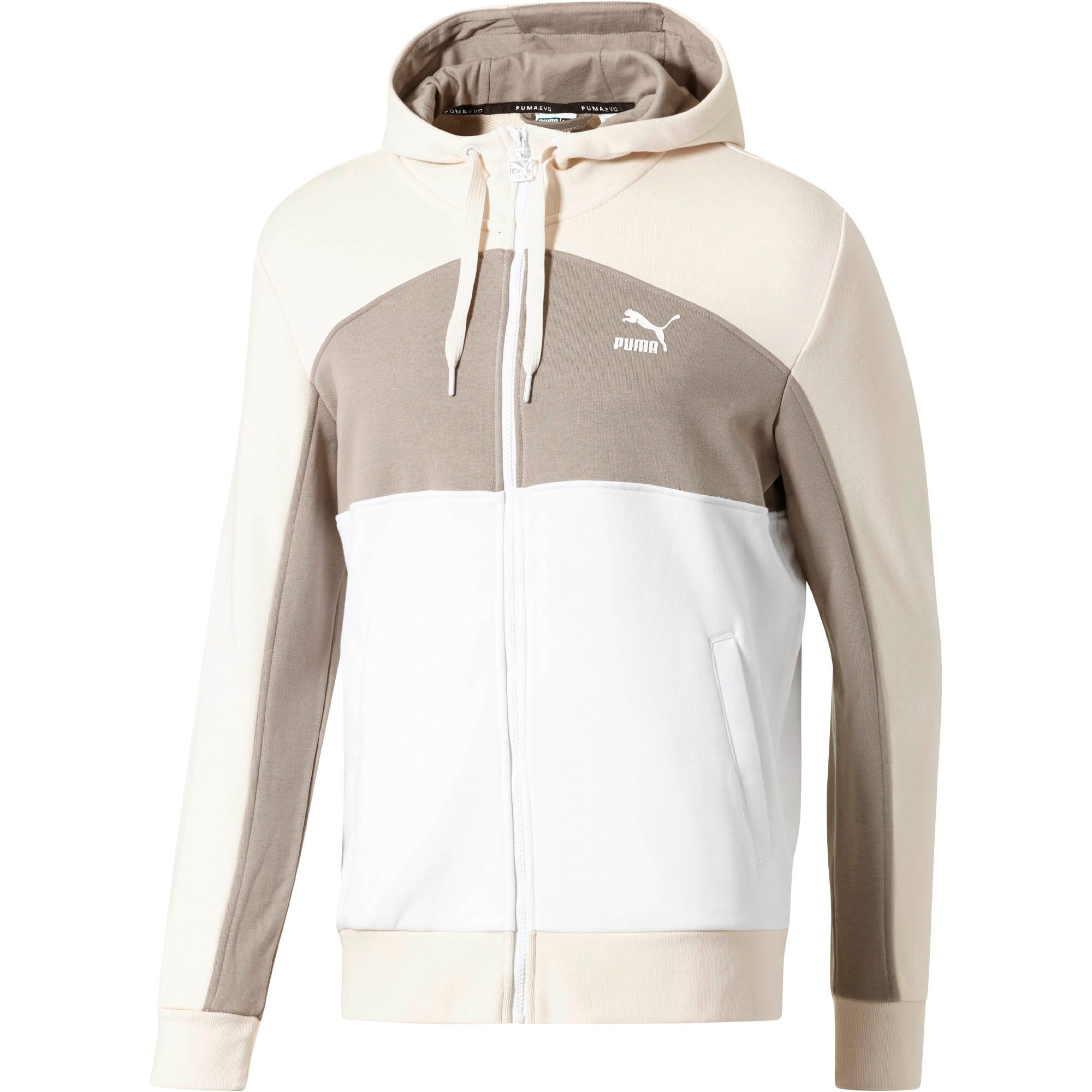 puma fusion archive color blocked hoodie