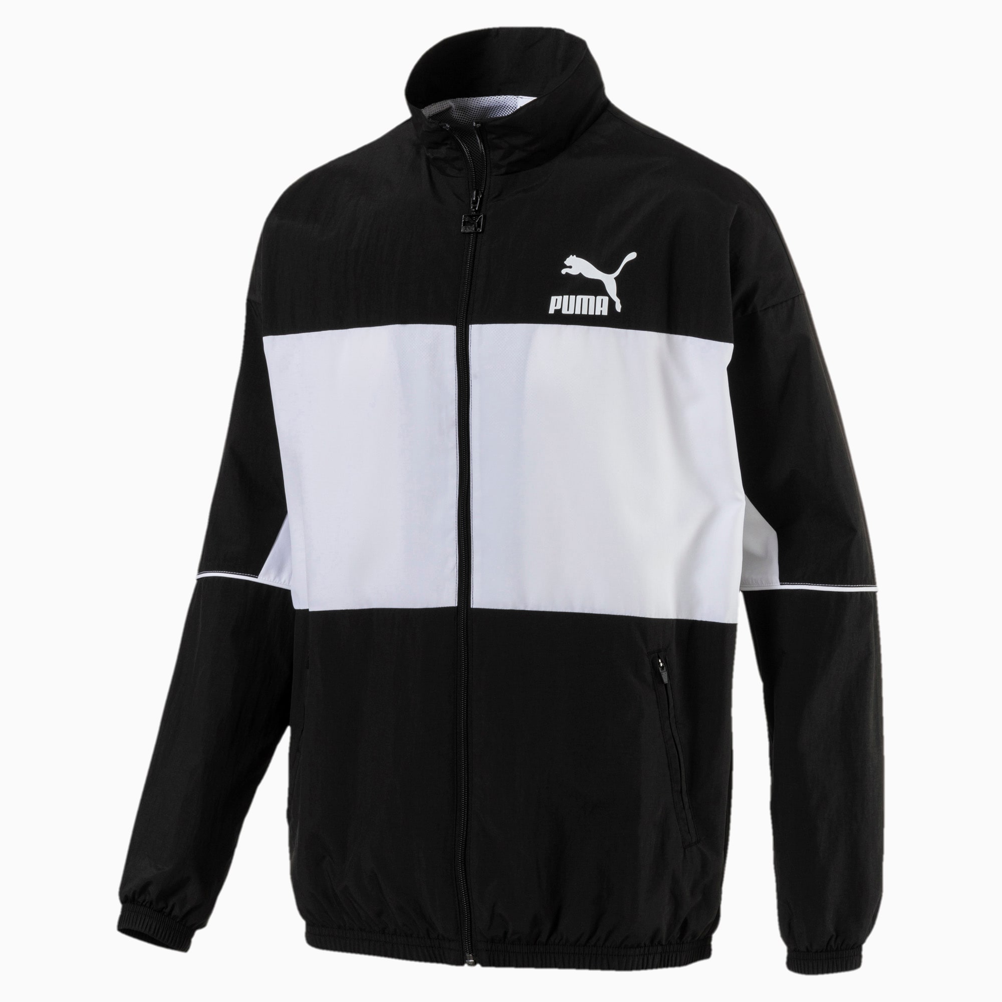 Retro Woven Track Jacket | Puma Black 