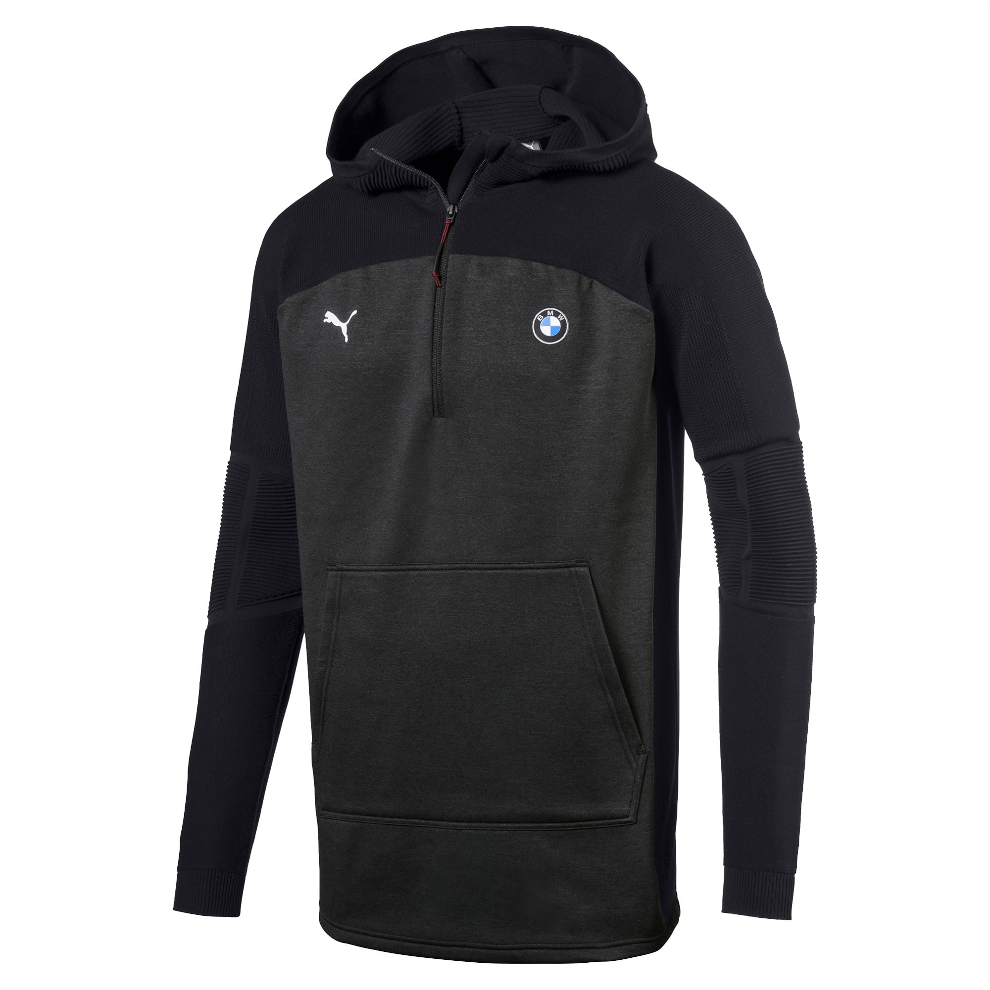 BMW M Motorsport evoKNIT Men's Half Zip Pullover | PUMA