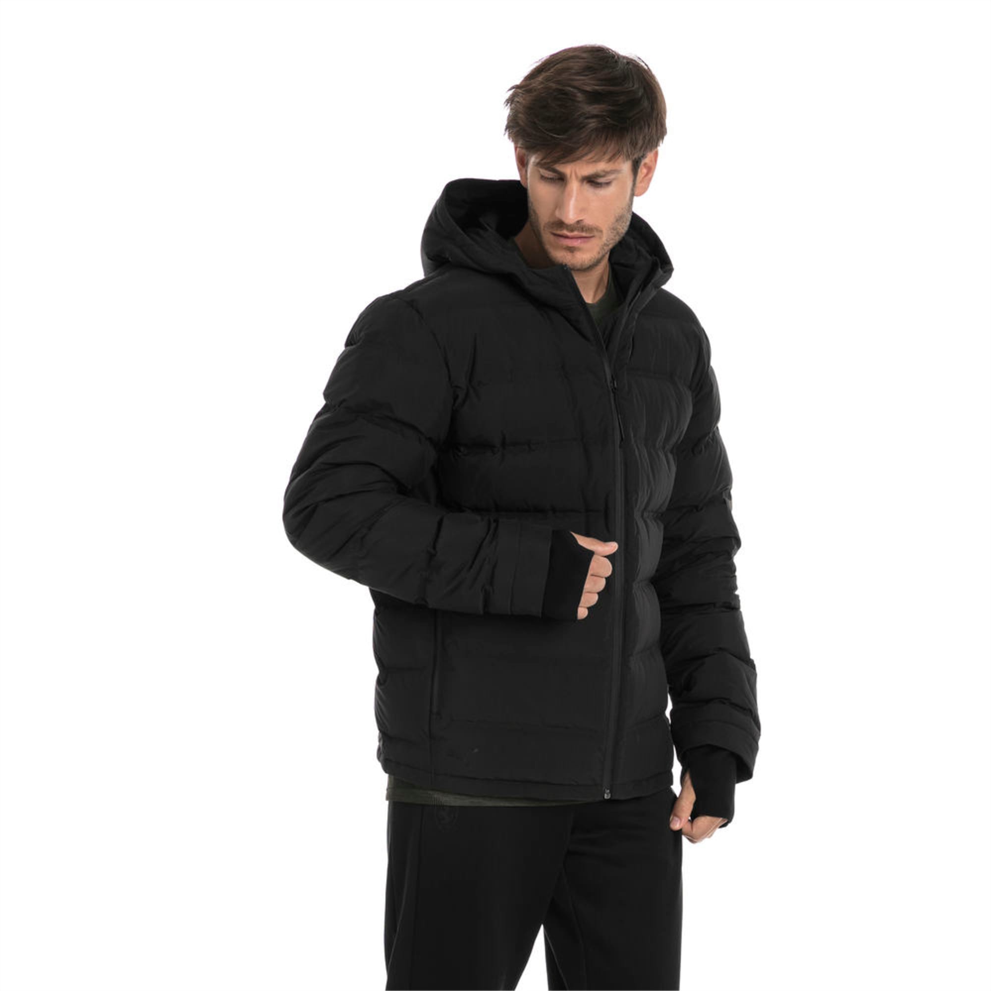 puma hooded down jacket