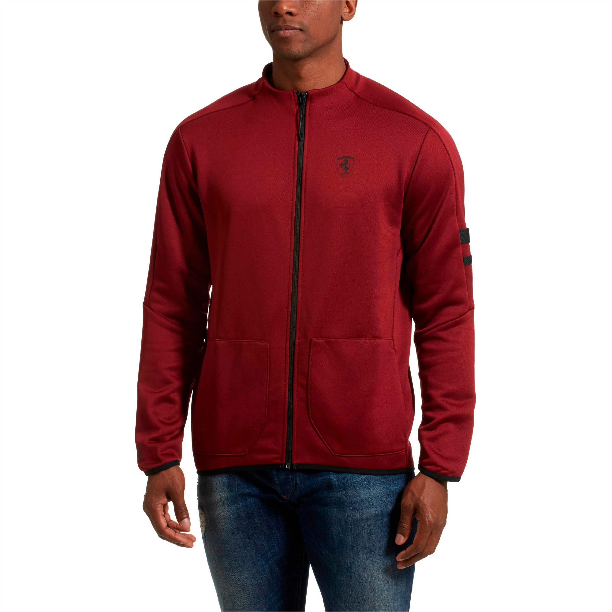 puma men's scuderia ferrari t7 track jacket