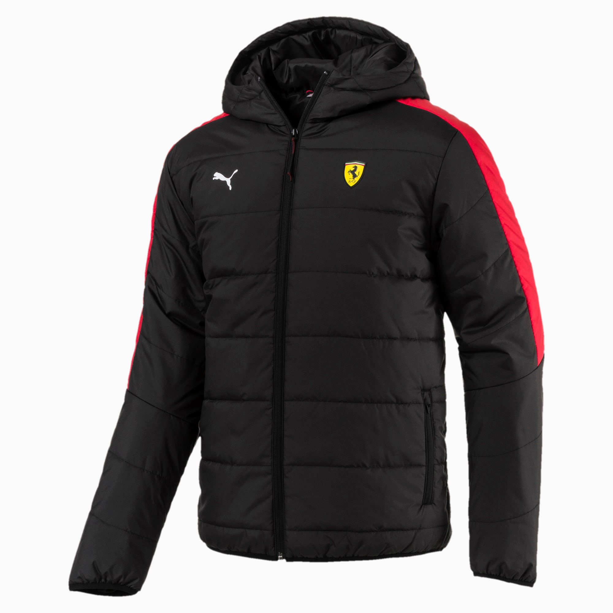 puma scuderia ferrari padded jacket mens