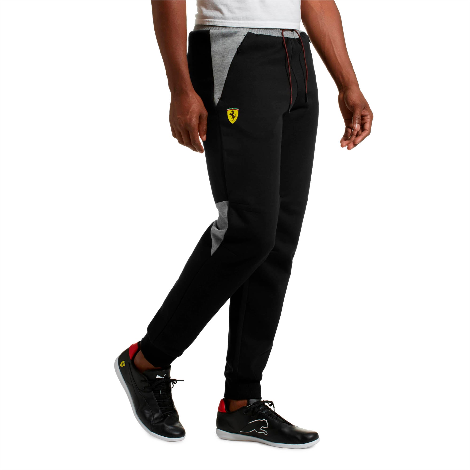 track pants white stripe