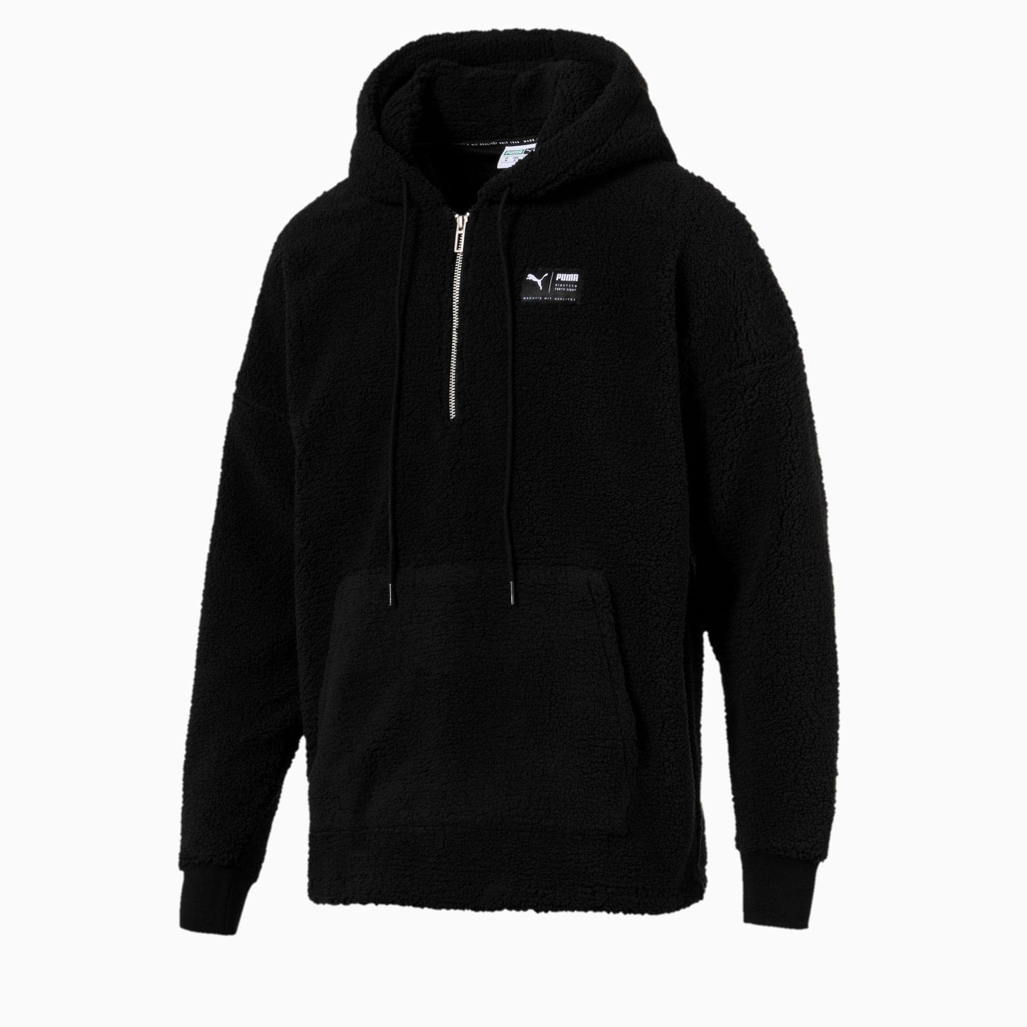 downtown pullover sherpa hoodie